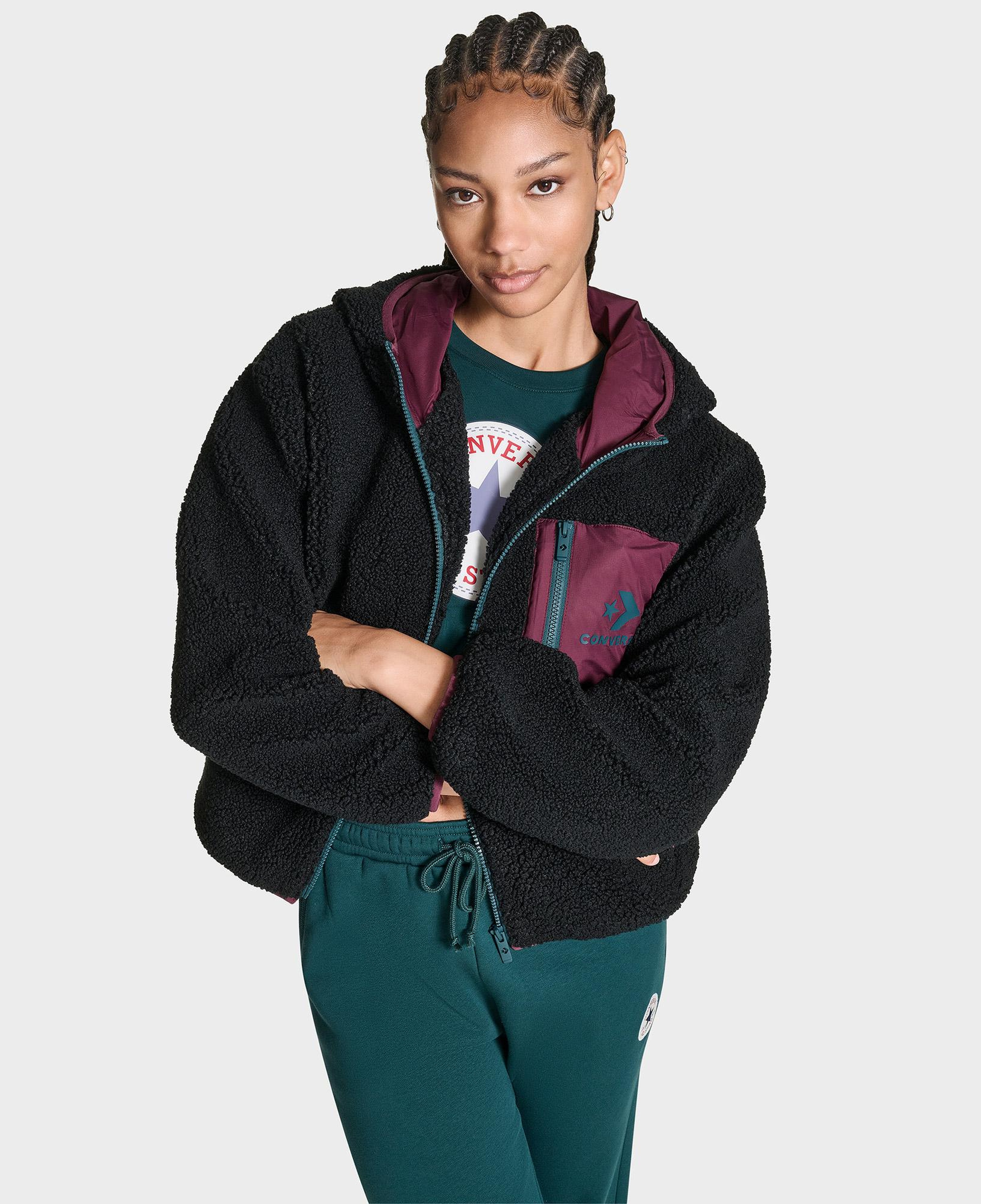 Converse Kadın Siyah Ceket