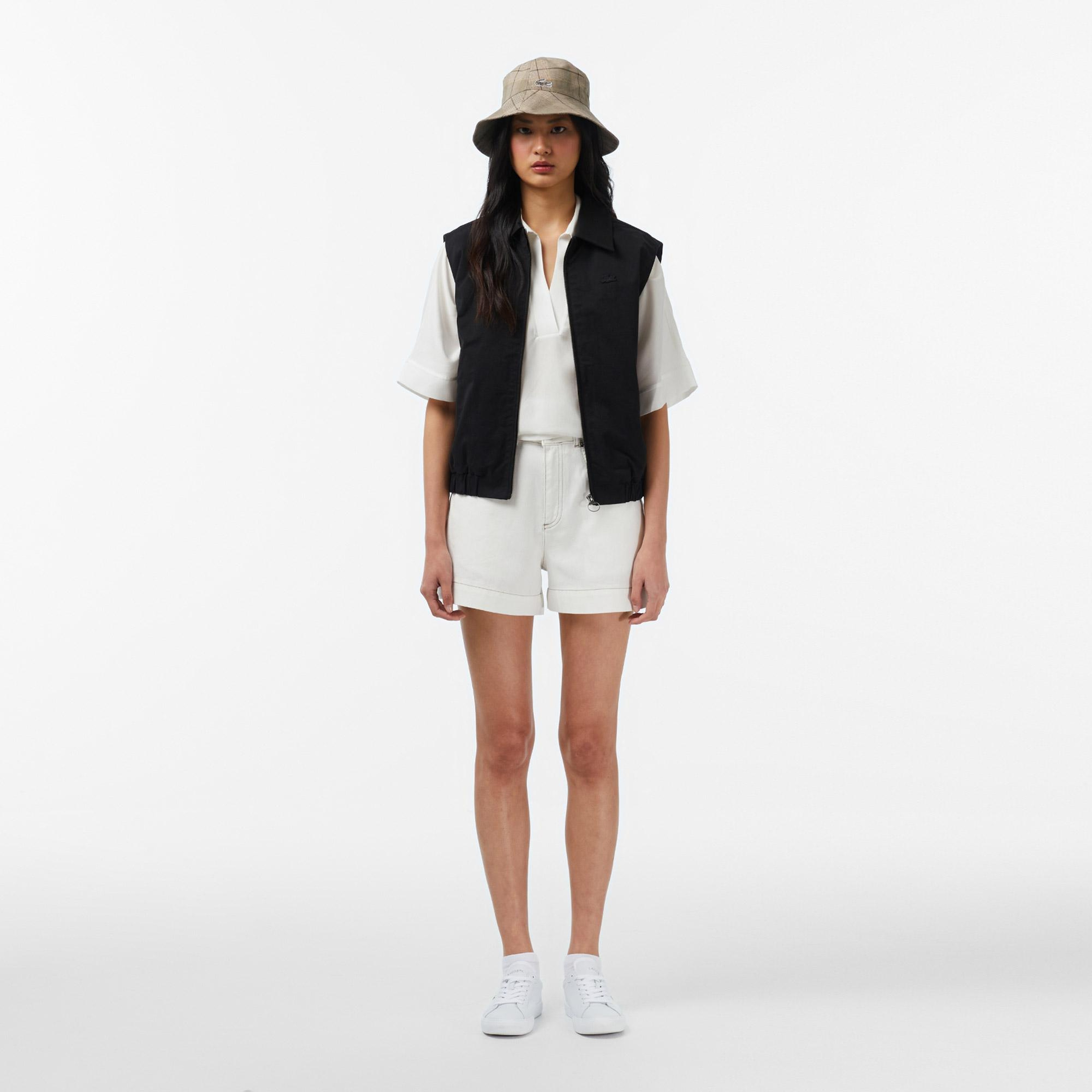 Lacoste Kadın Regular Fit Siyah Yelek