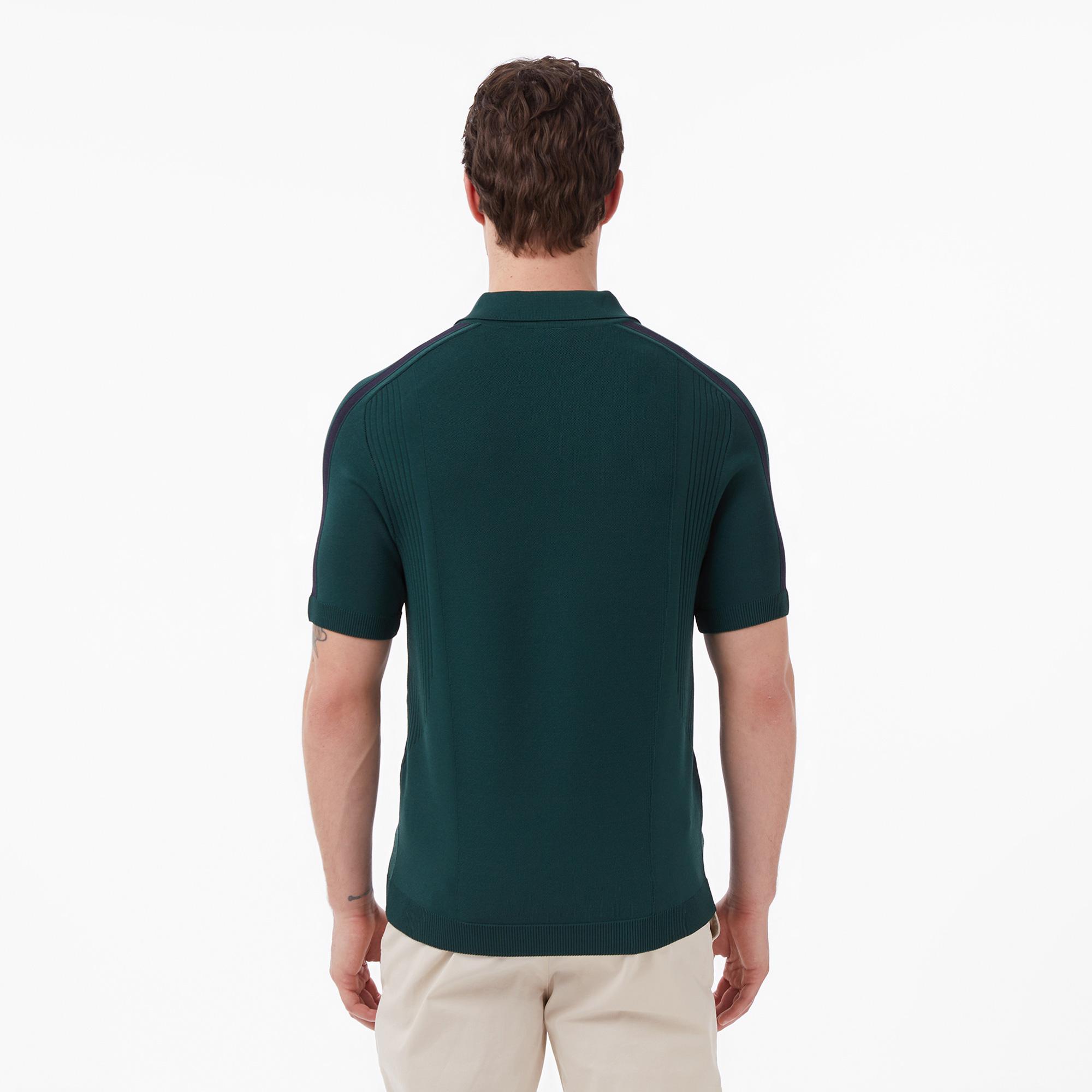 Lacoste Erkek Classic Fit Kısa Kollu Polo Yaka Koyu Yeşil Triko