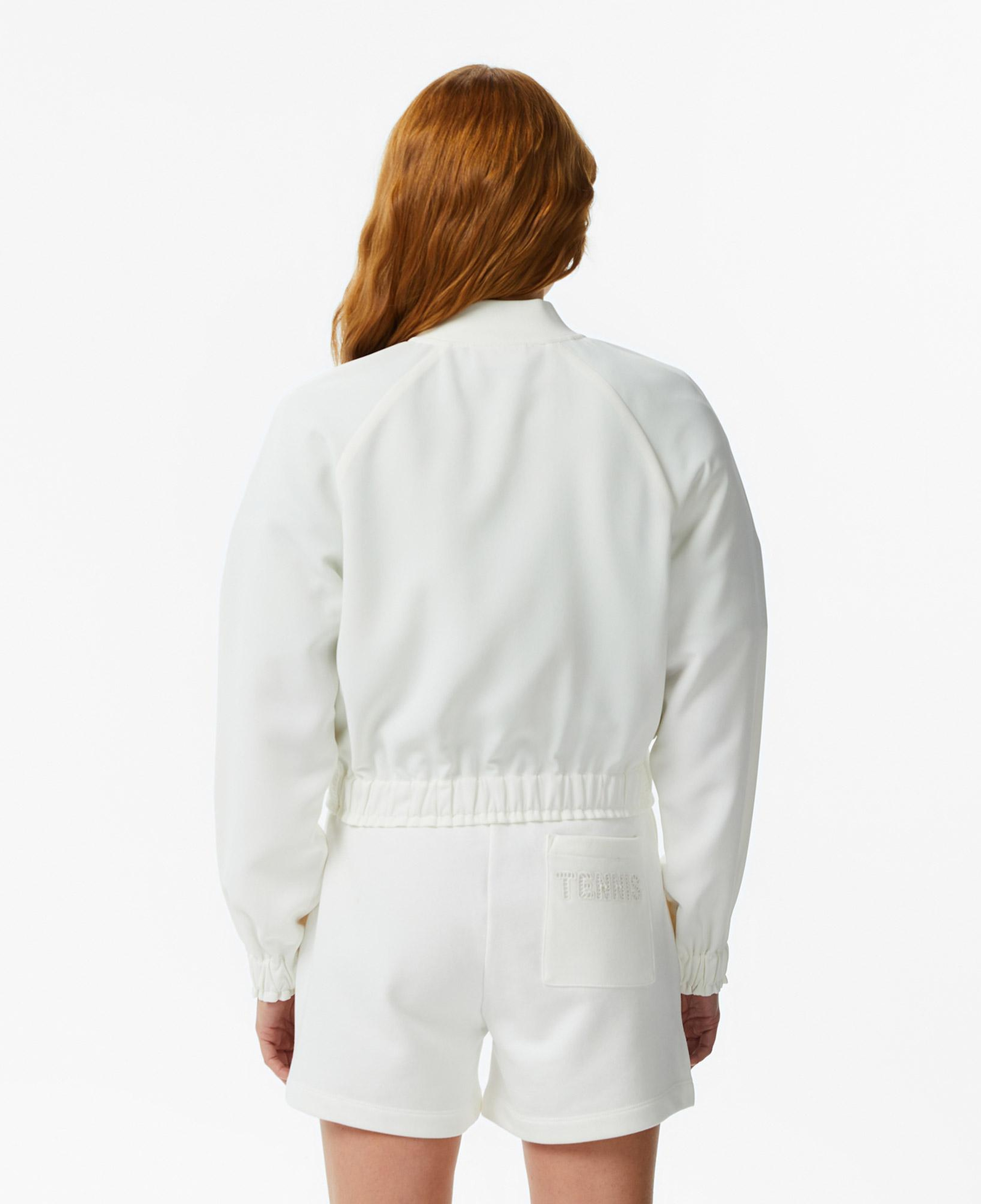 Lacoste Kadın Regular Fit Fermuarlı Krem Ceket