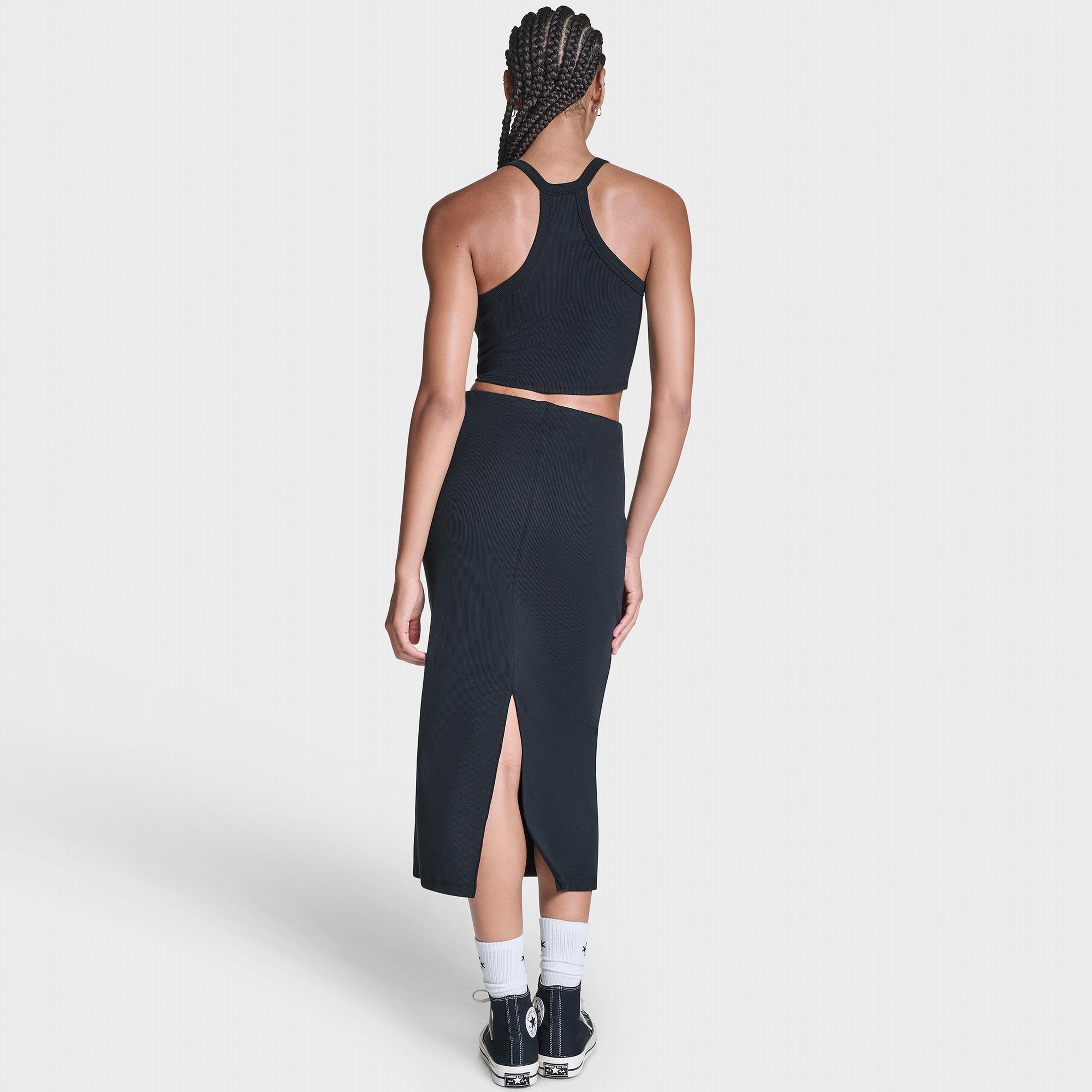 Converse Kadın Siyah T-Shirt