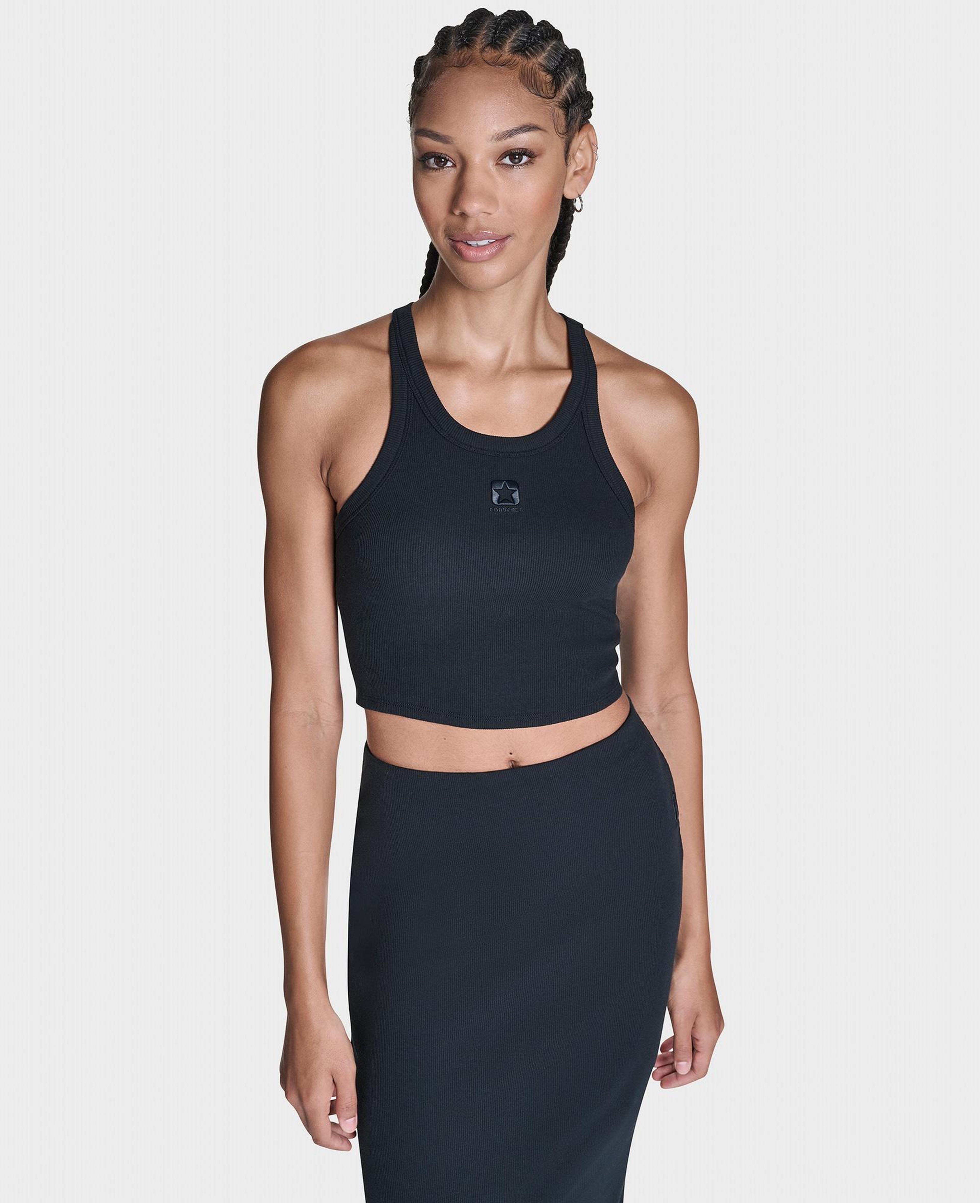 Converse Kadın Siyah T-Shirt