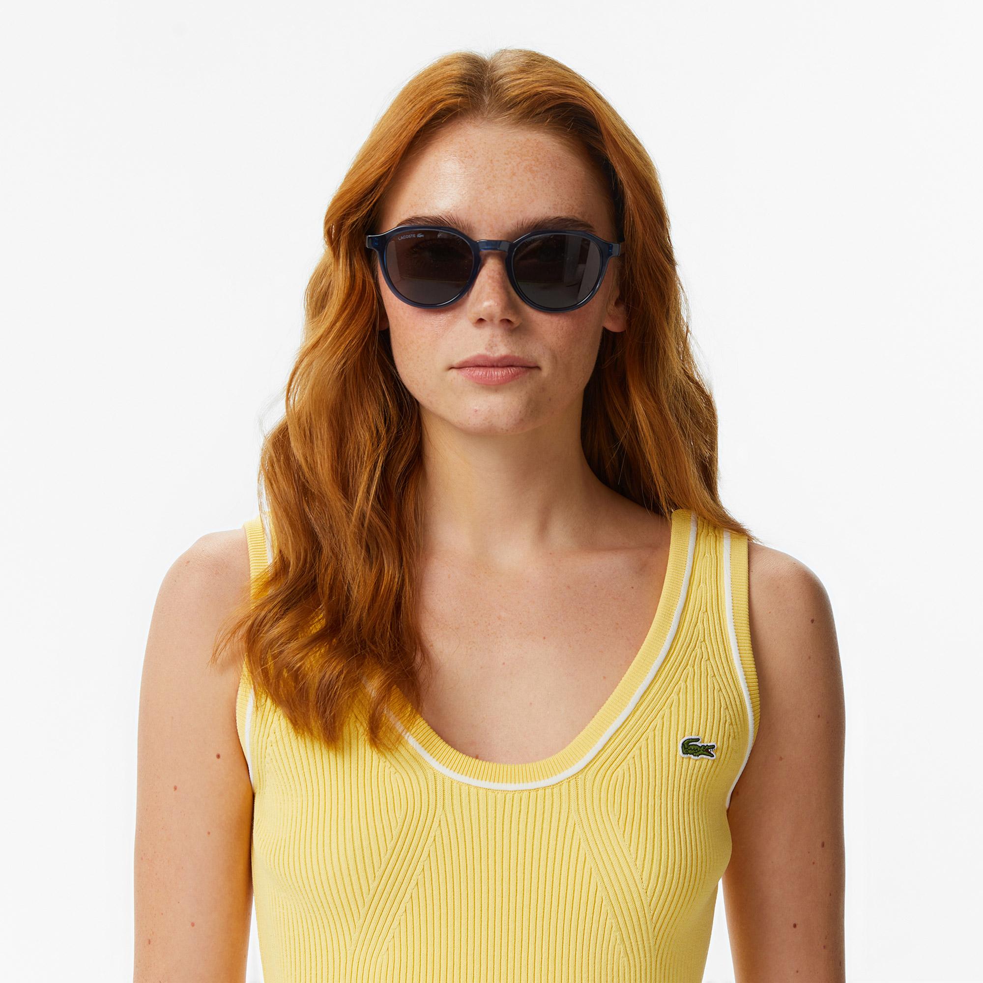 Lacoste Kadın Slim Fit Sarı Bluz