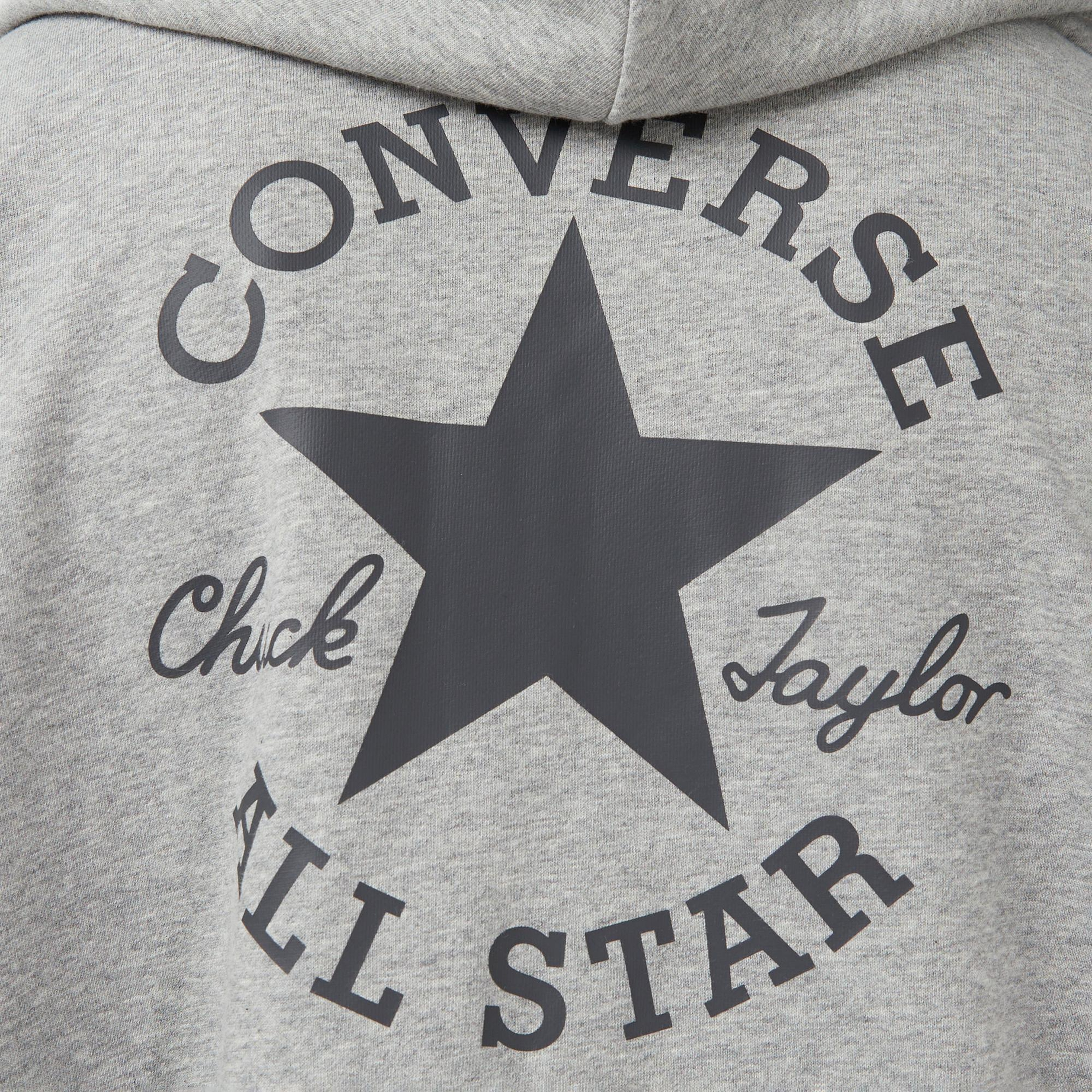 Converse Unisex Gri Sweatshirt