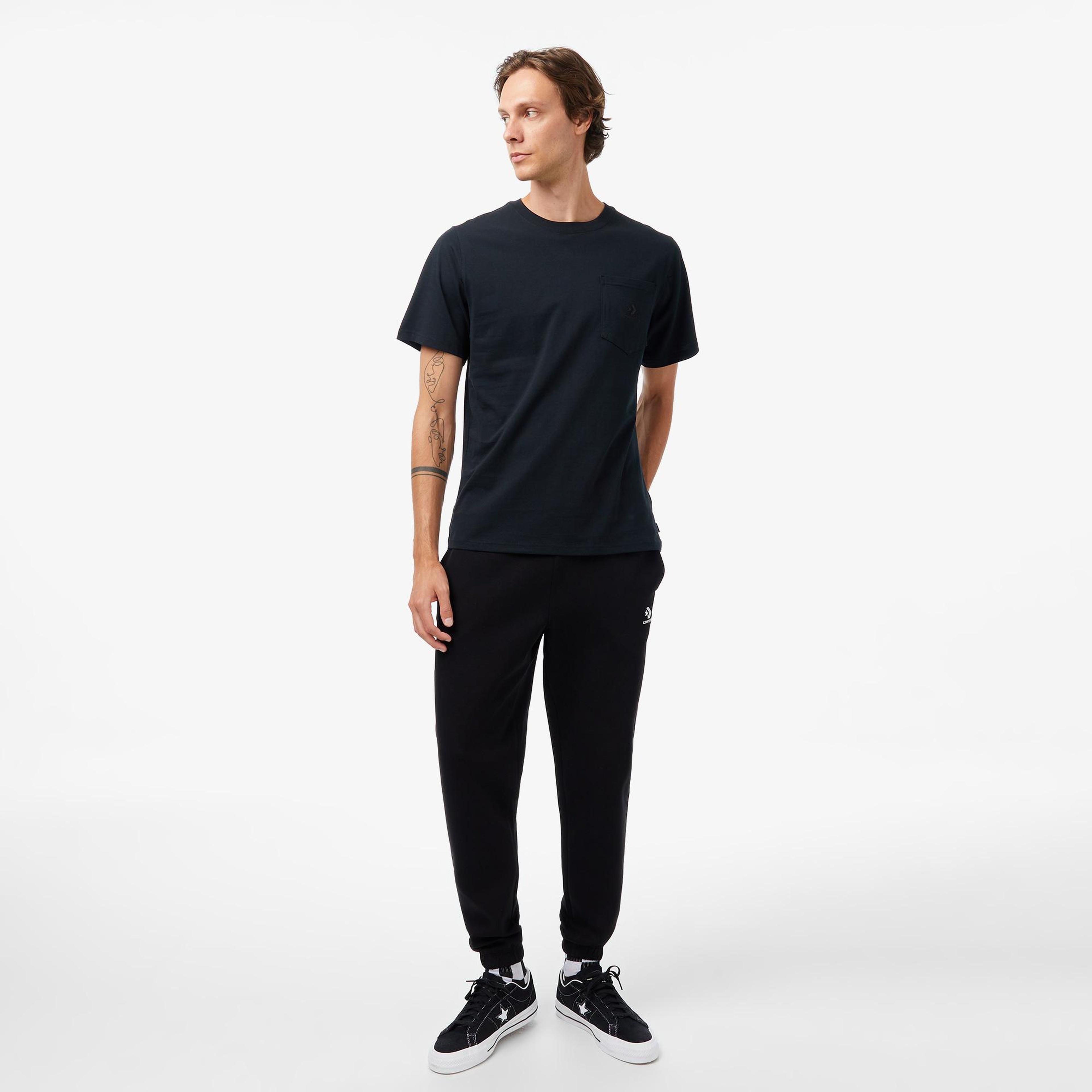 Converse Erkek Siyah T-Shirt