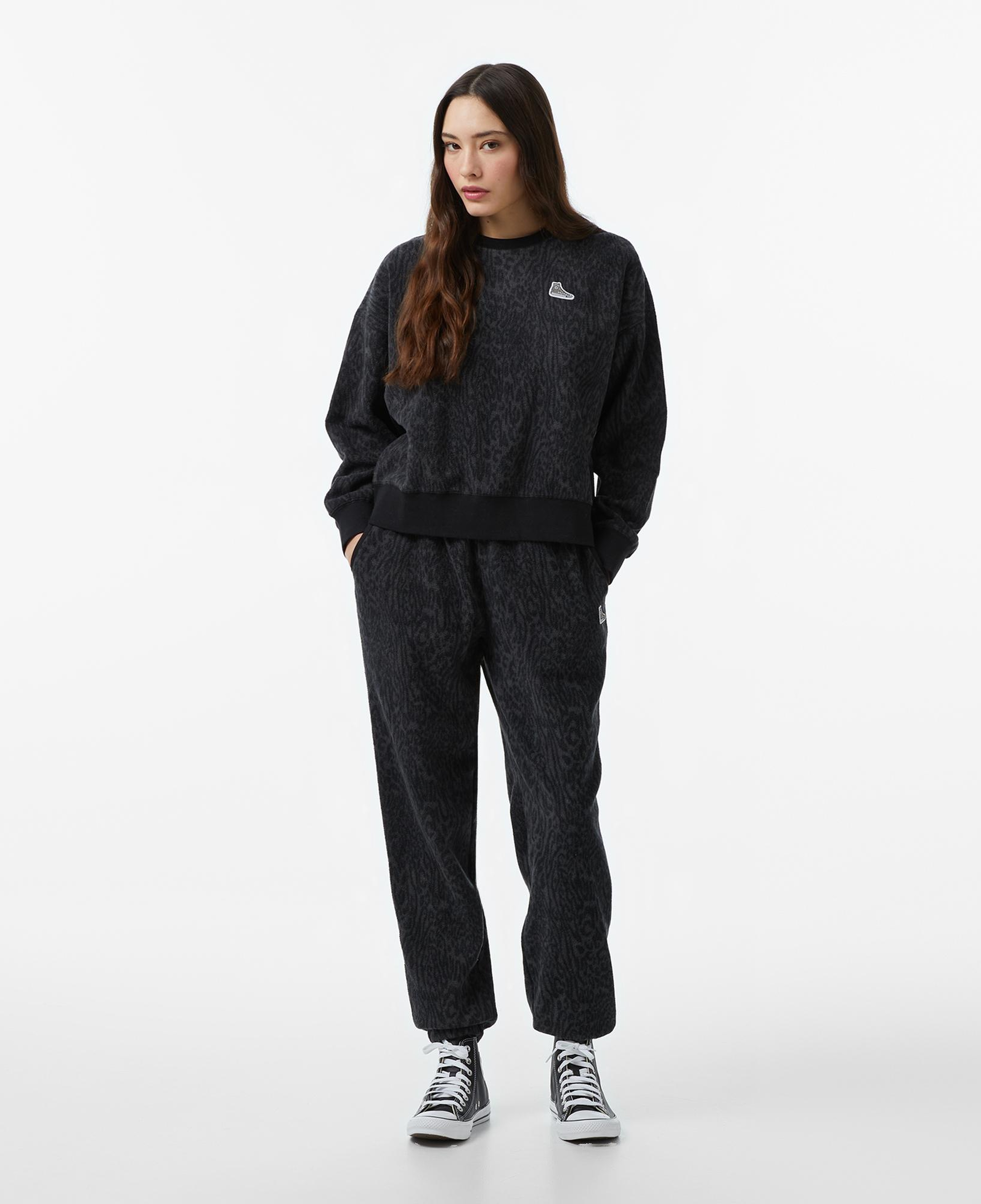 Converse Kadın Siyah Sweatshirt