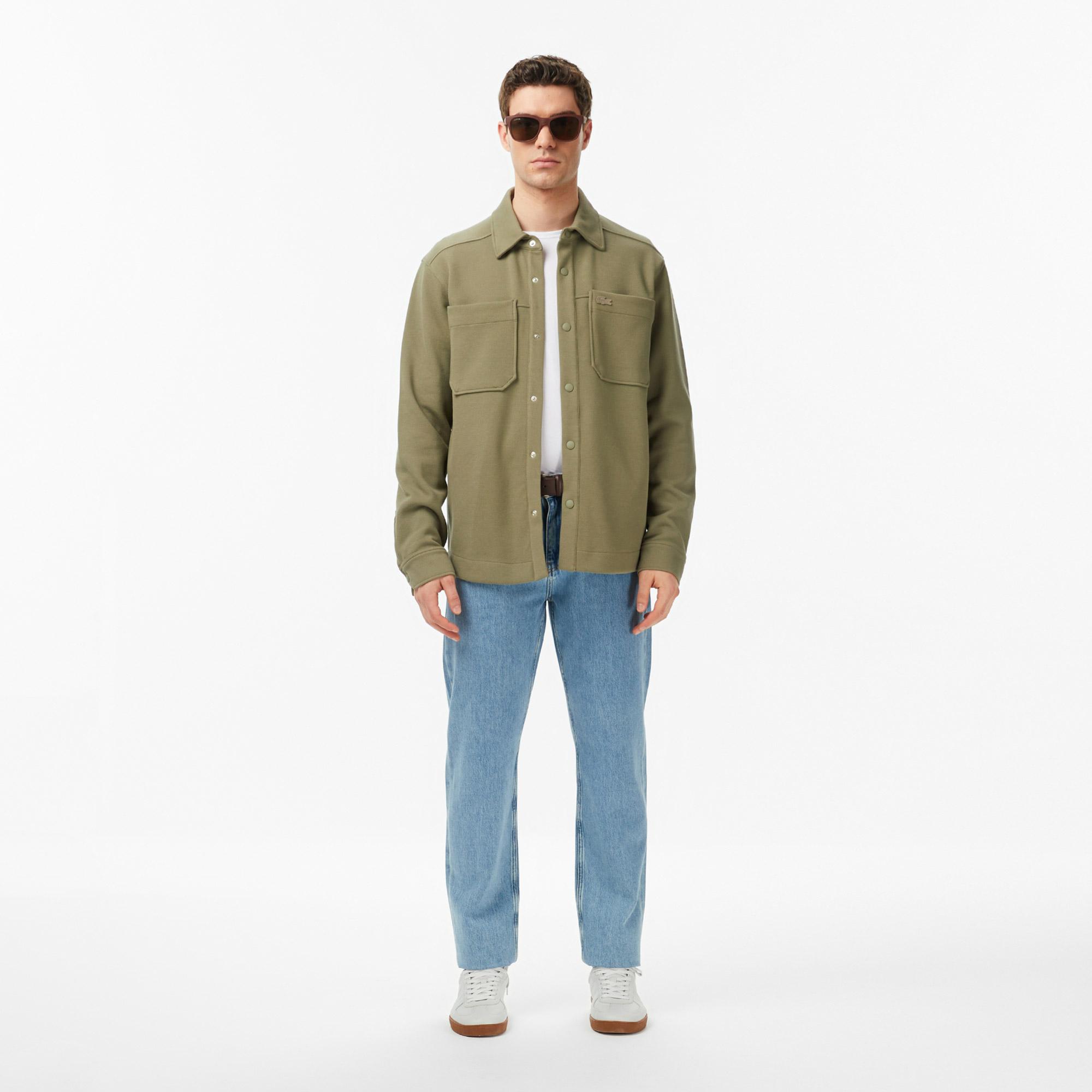 Lacoste Erkek Regular Fit Haki Gömlek