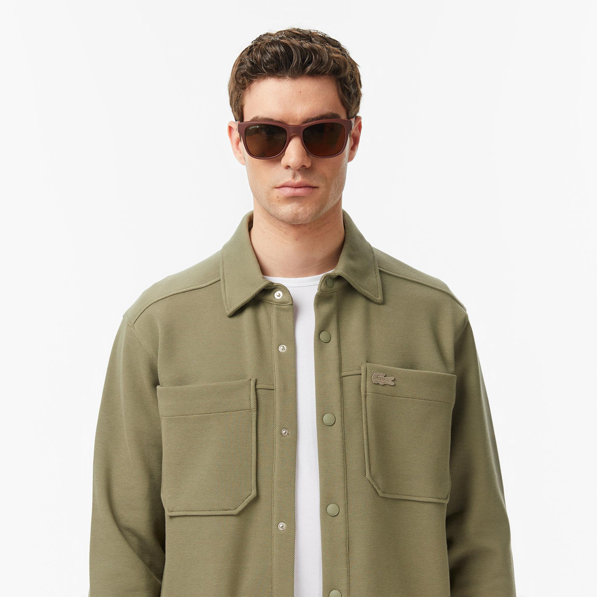 Lacoste Erkek Regular Fit Haki Gömlek