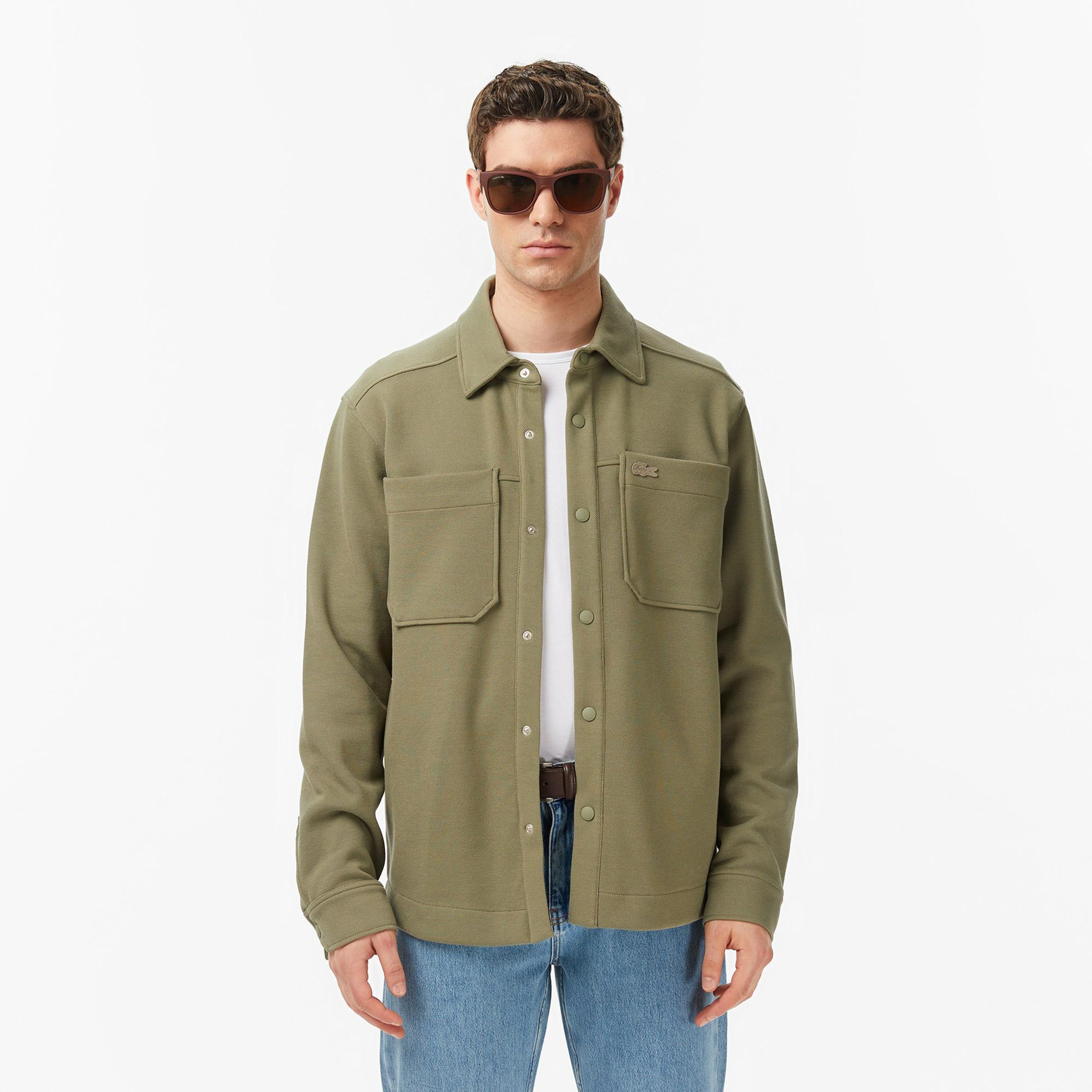 Lacoste Erkek Regular Fit Haki Gömlek