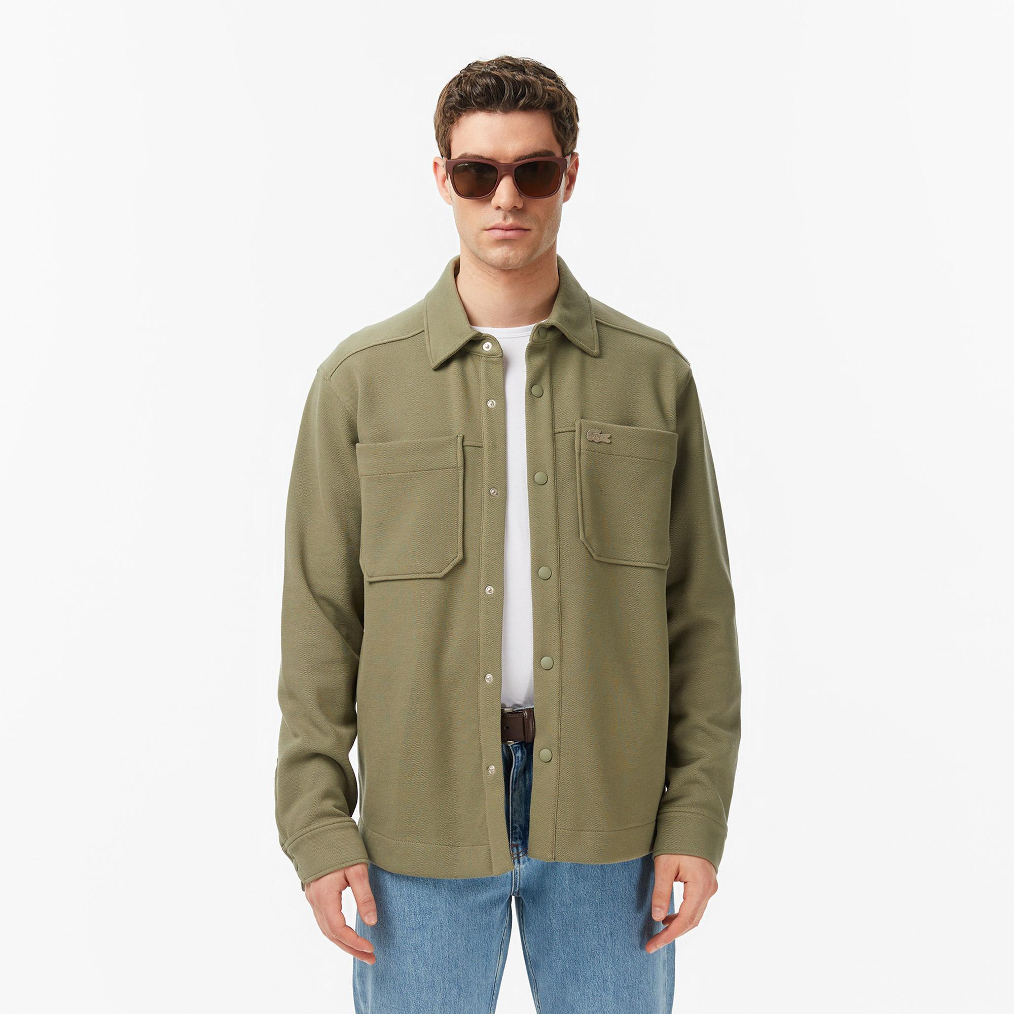 Lacoste Erkek Regular Fit Haki Gömlek