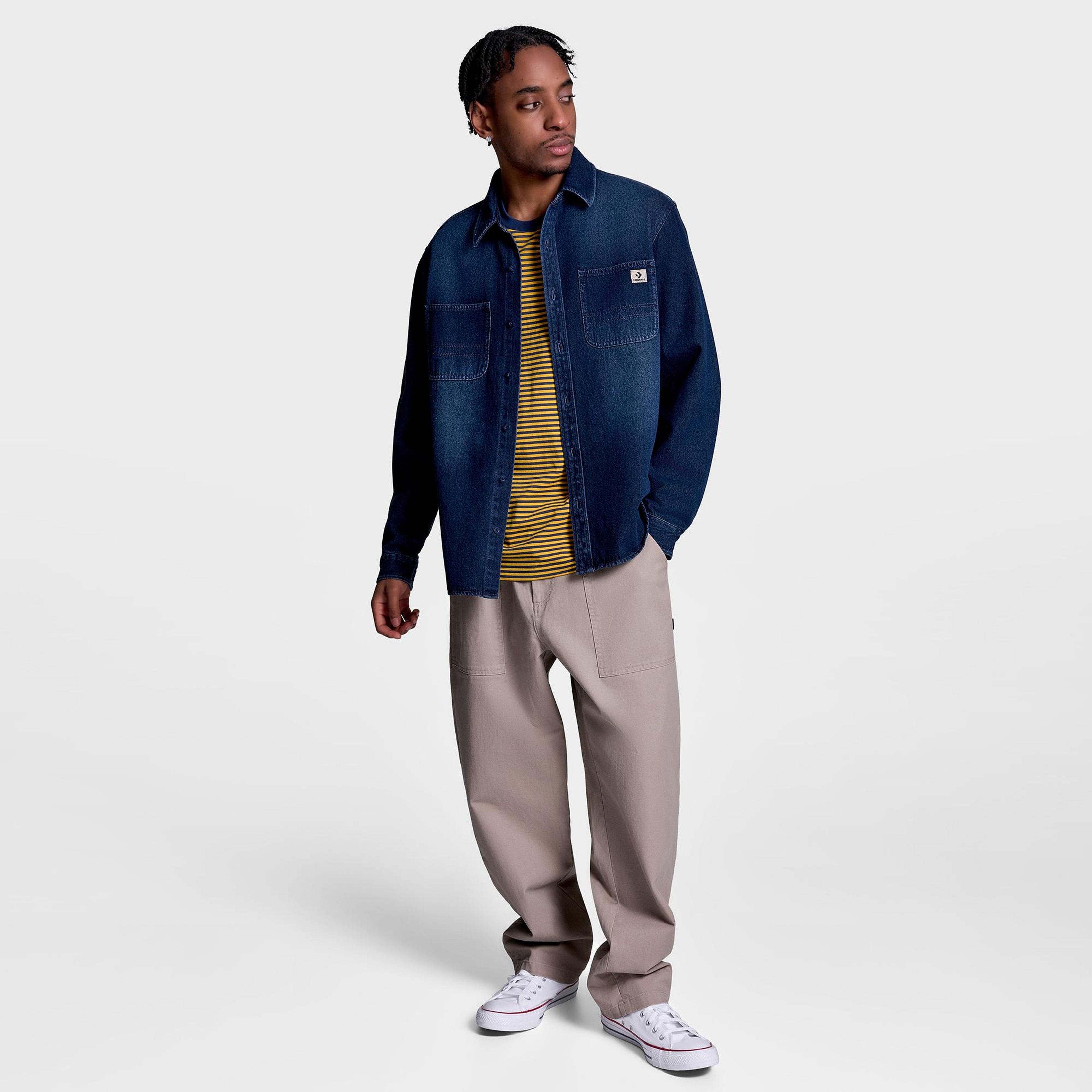 Converse Denim Erkek Siyah T-Shirt