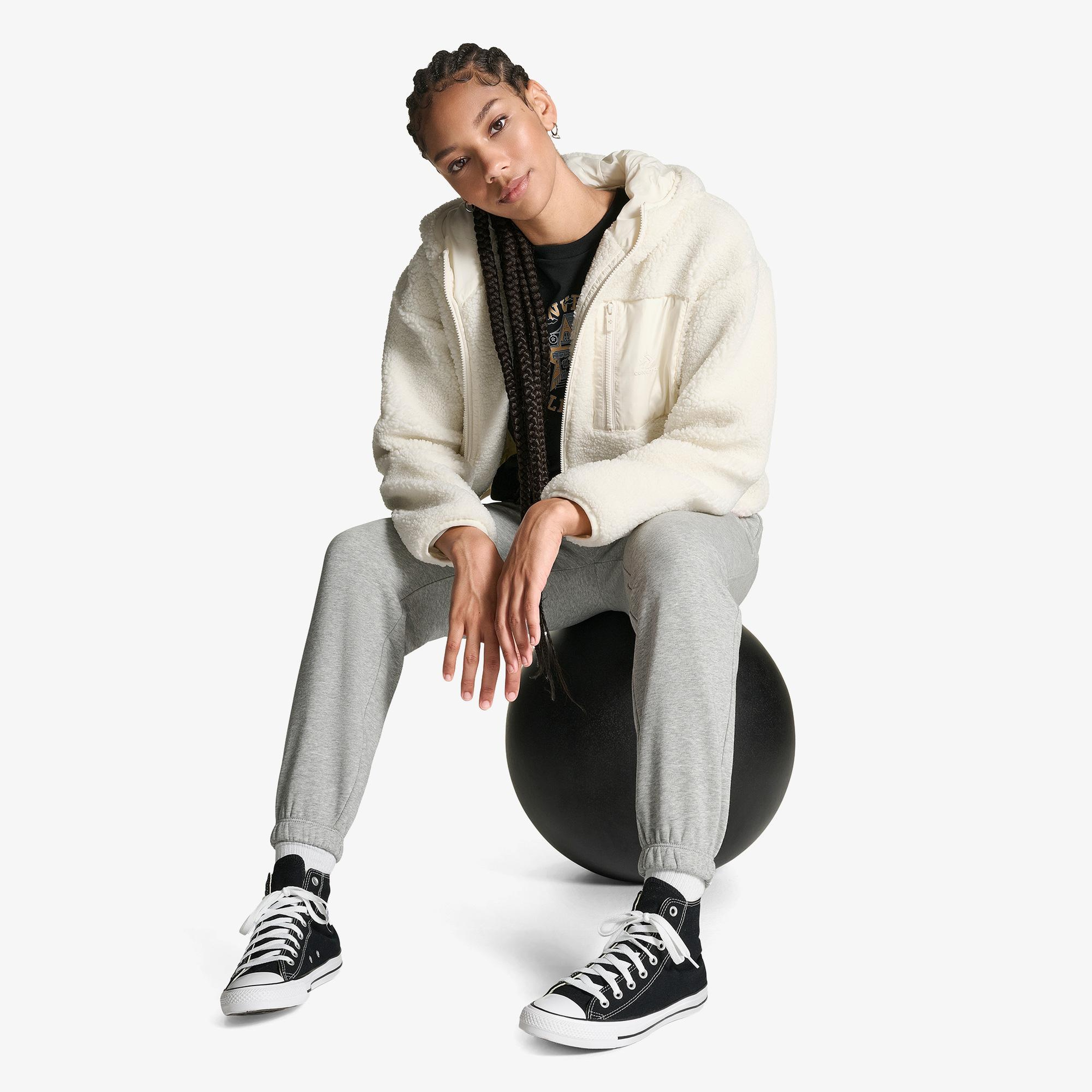 Converse Kadın Krem Ceket