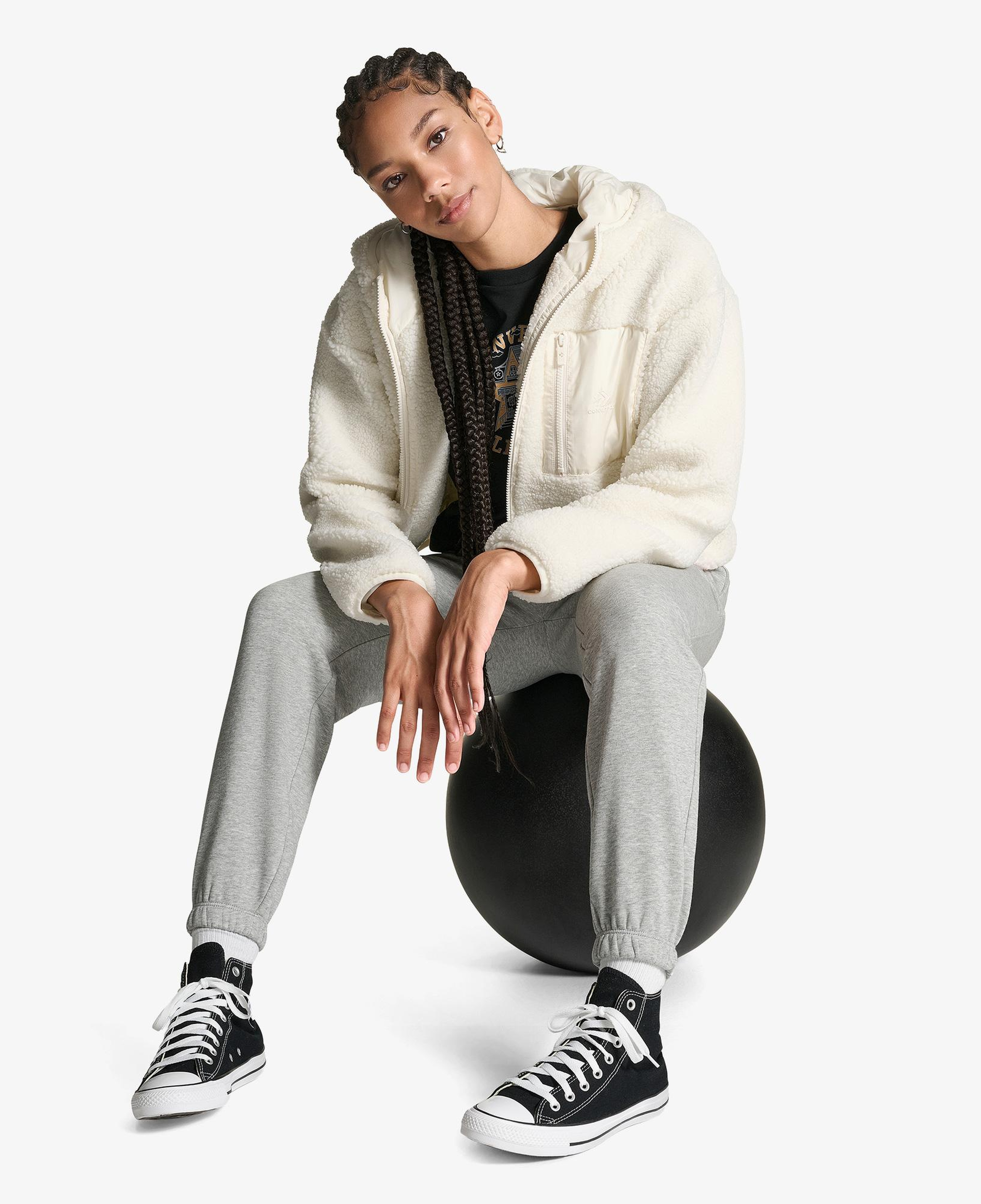 Converse Kadın Krem Ceket