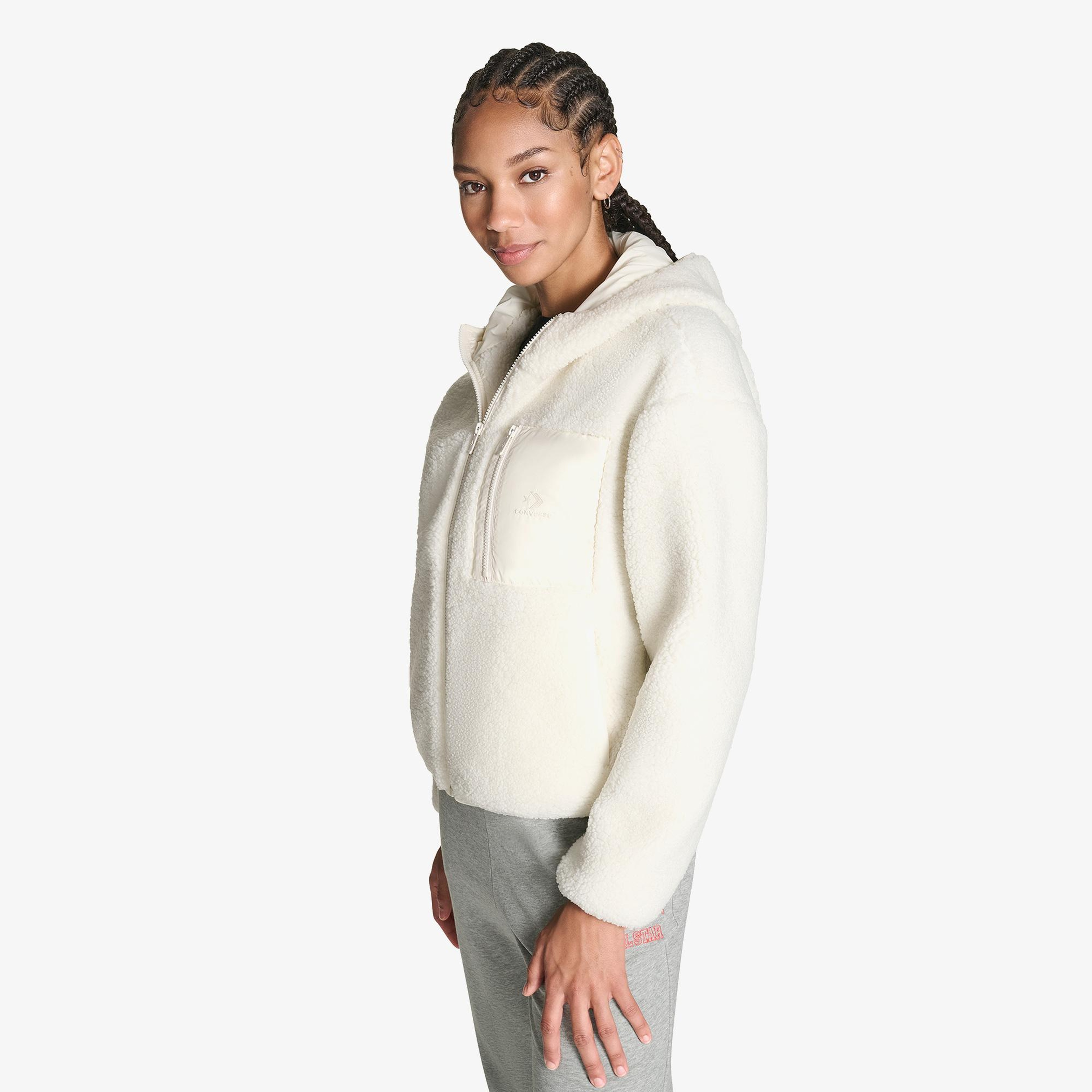 Converse Kadın Krem Ceket