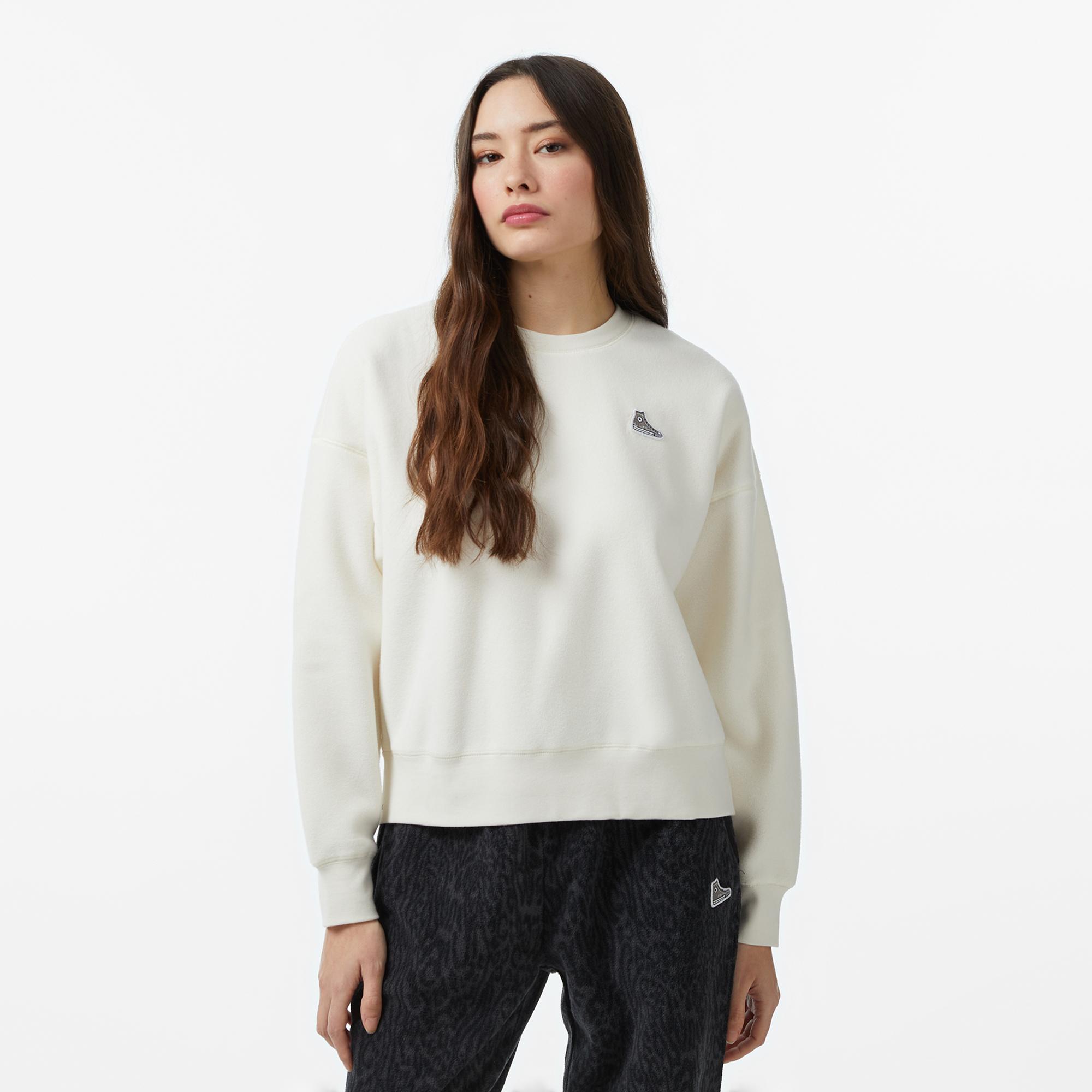 Converse Kadın Krem Sweatshirt