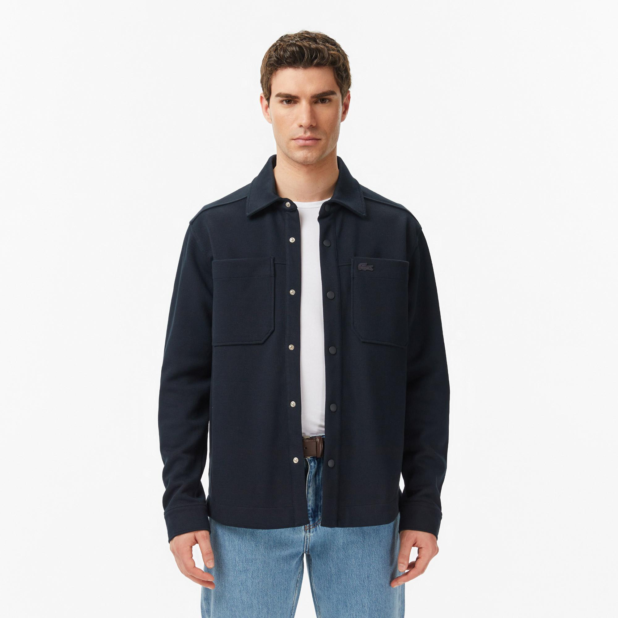 Lacoste Erkek Regular Fit Lacivert Gömlek