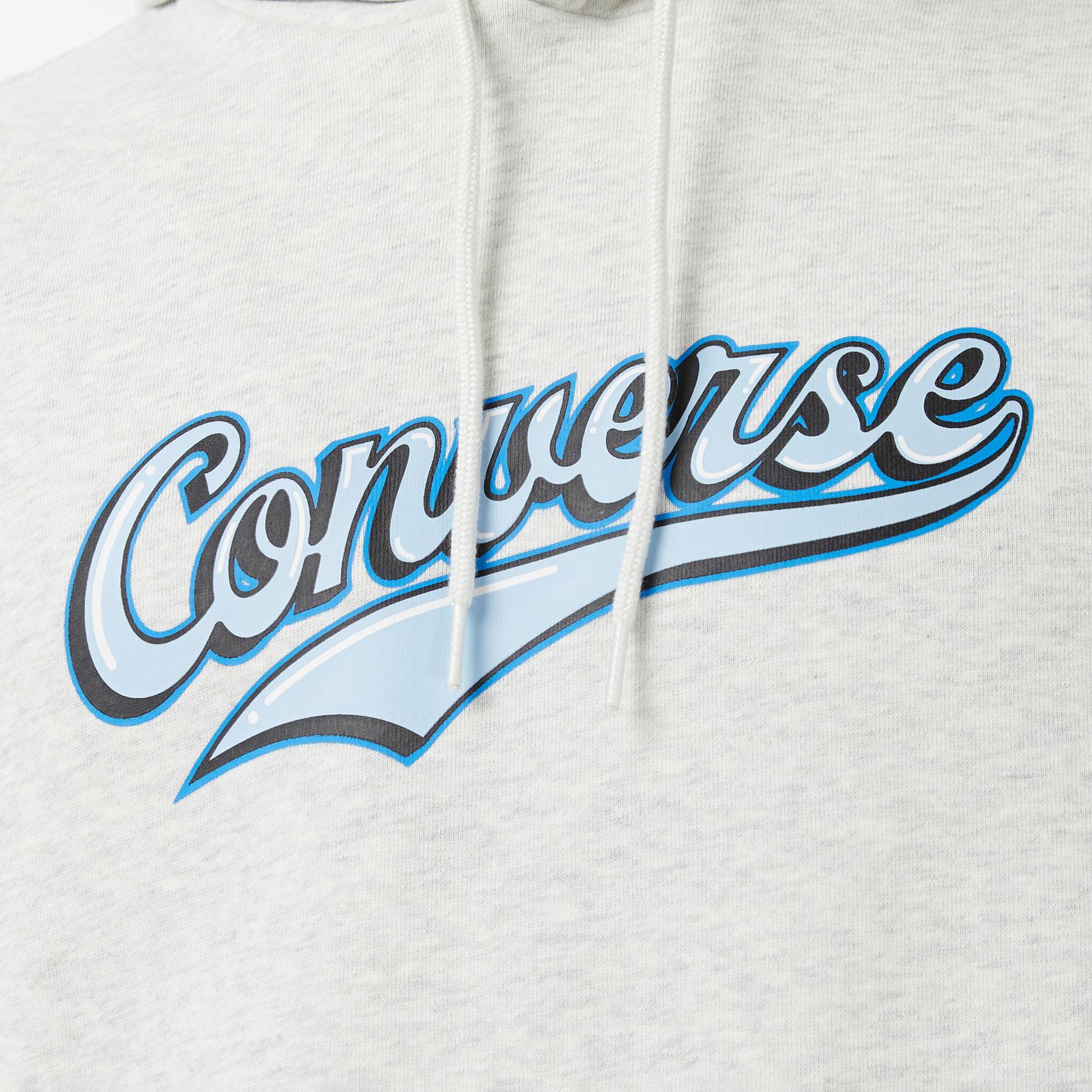 Converse Erkek Gri Hoodie