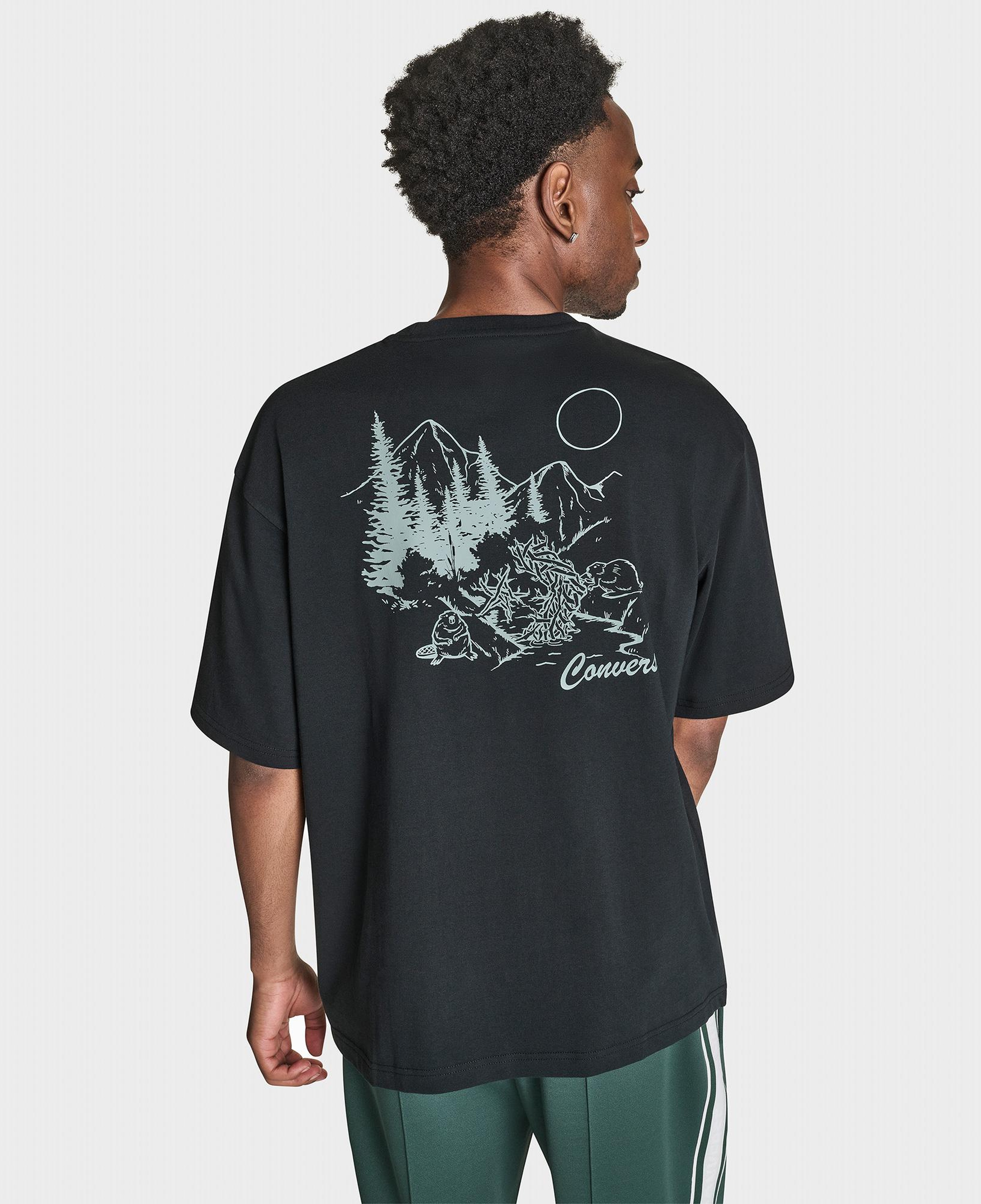 Converse Erkek Siyah T-Shirt