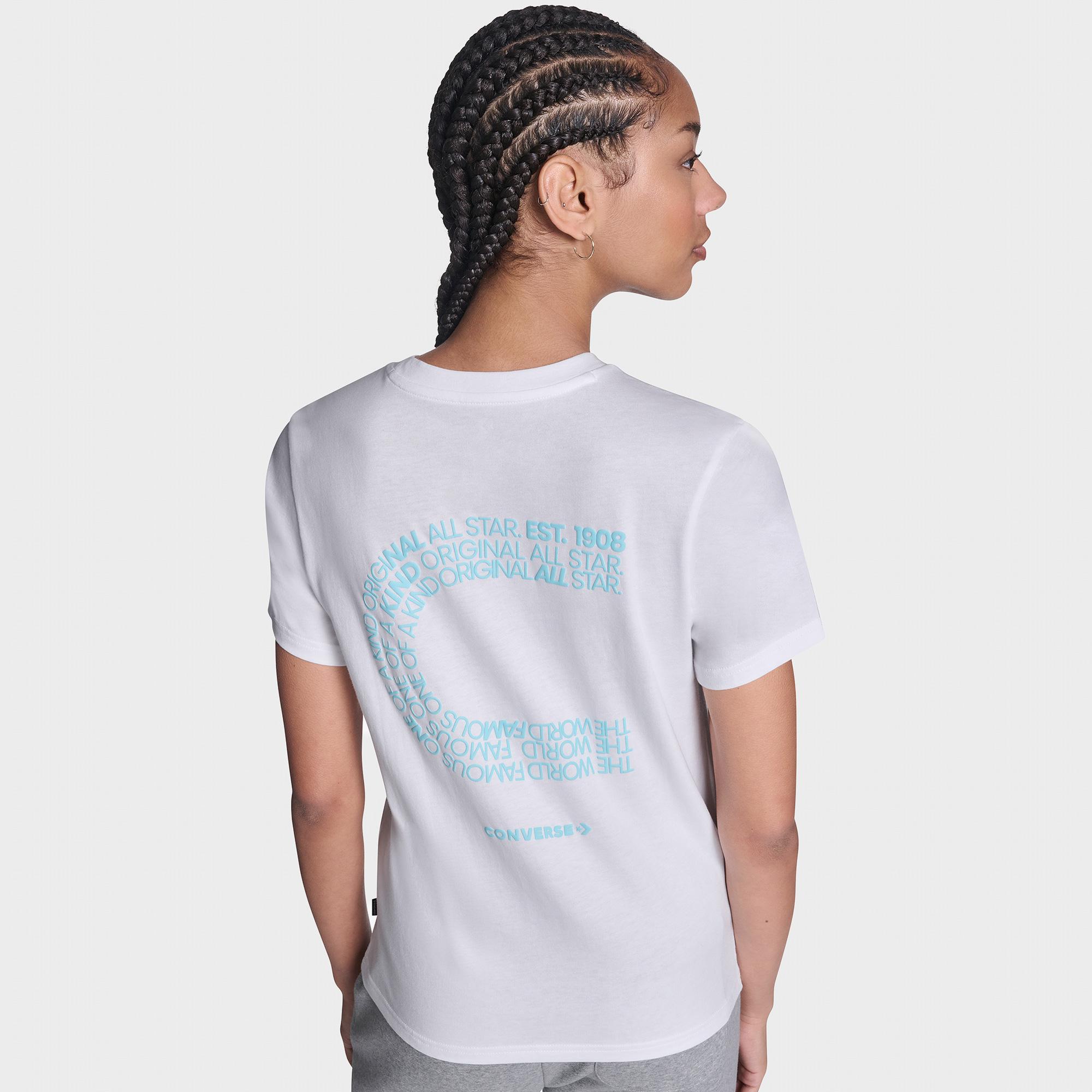 Converse Kadın Beyaz T-Shirt