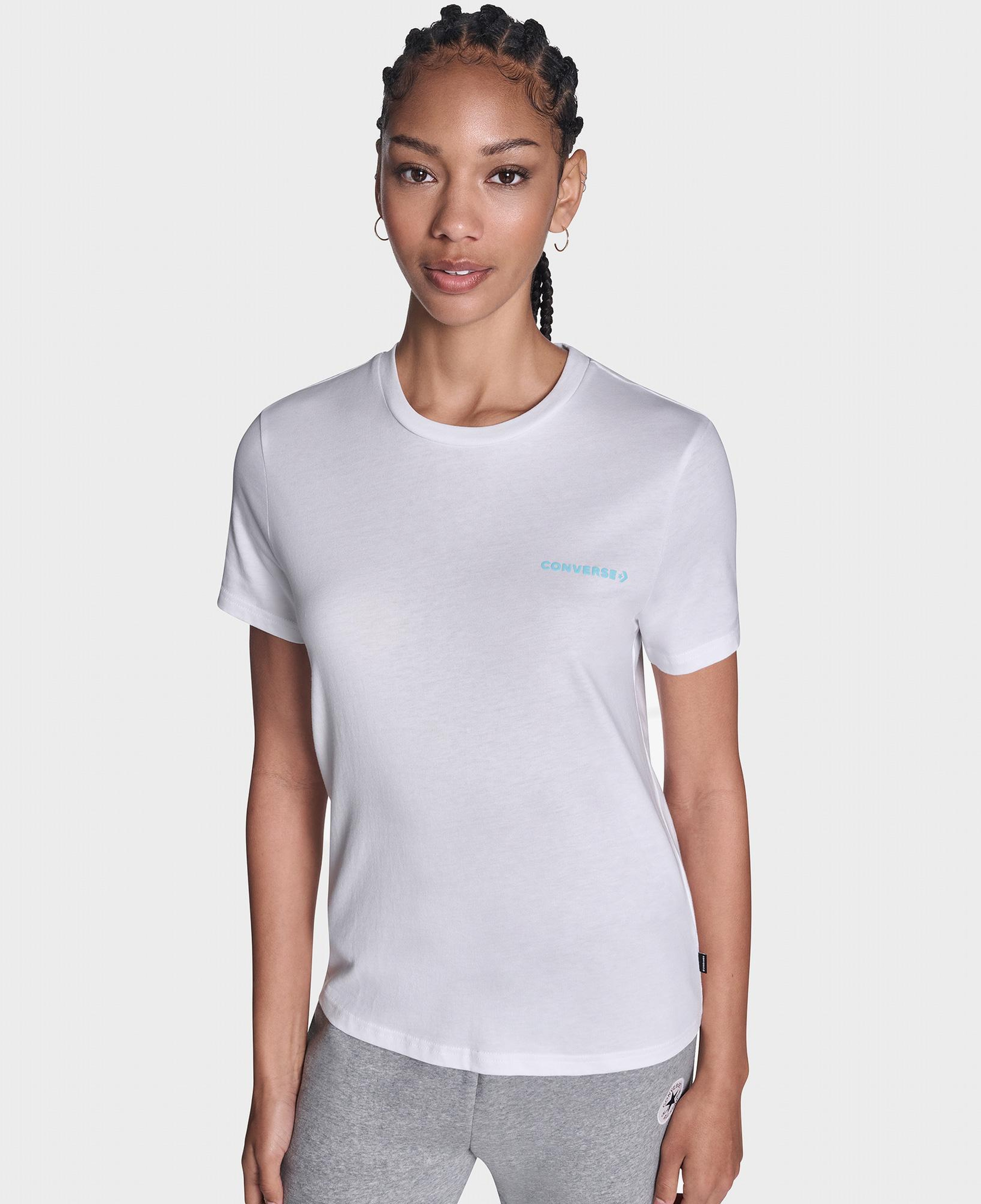 Converse Kadın Beyaz T-Shirt