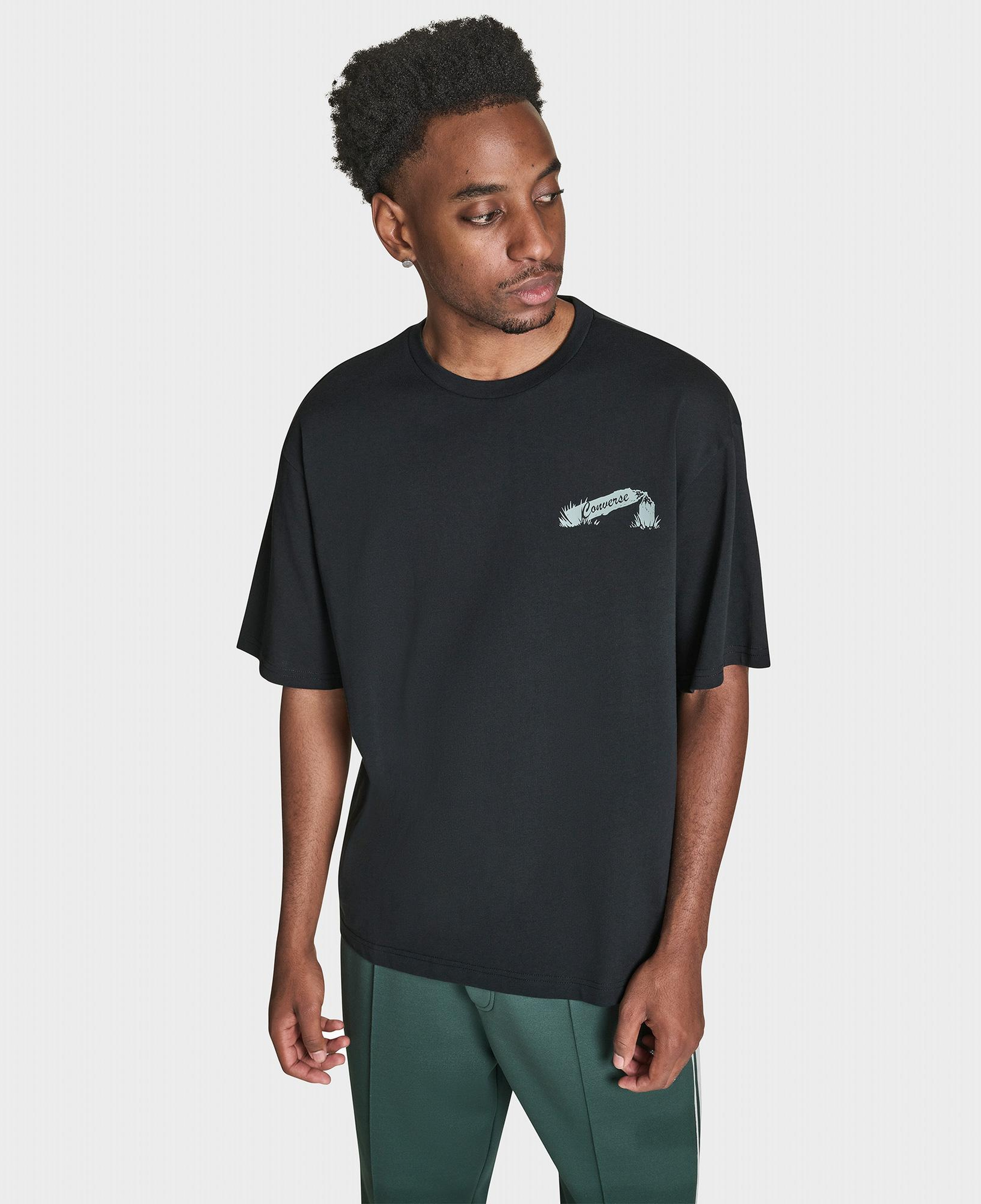 Converse Erkek Siyah T-Shirt