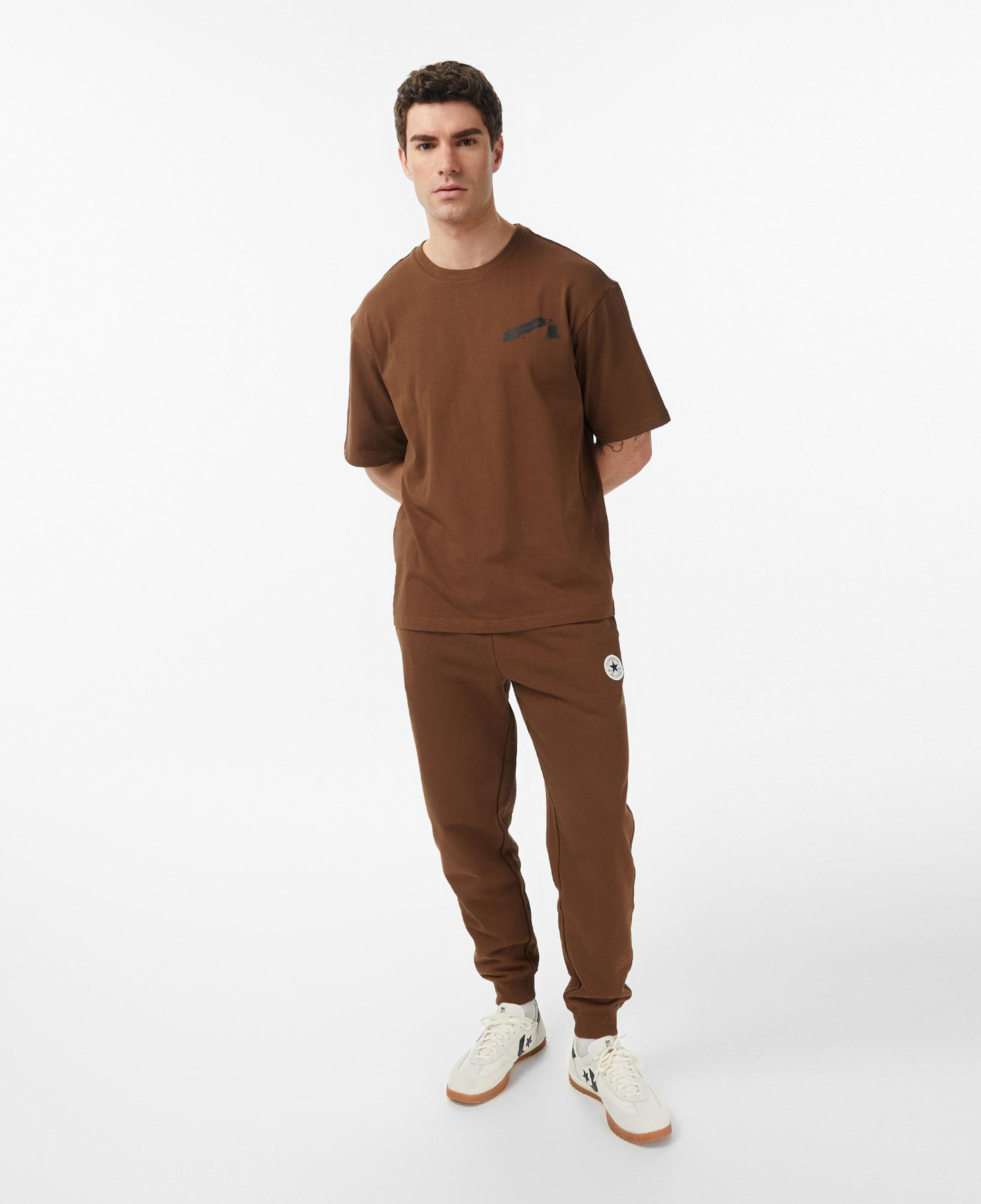 Converse Erkek Kahverengi T-Shirt
