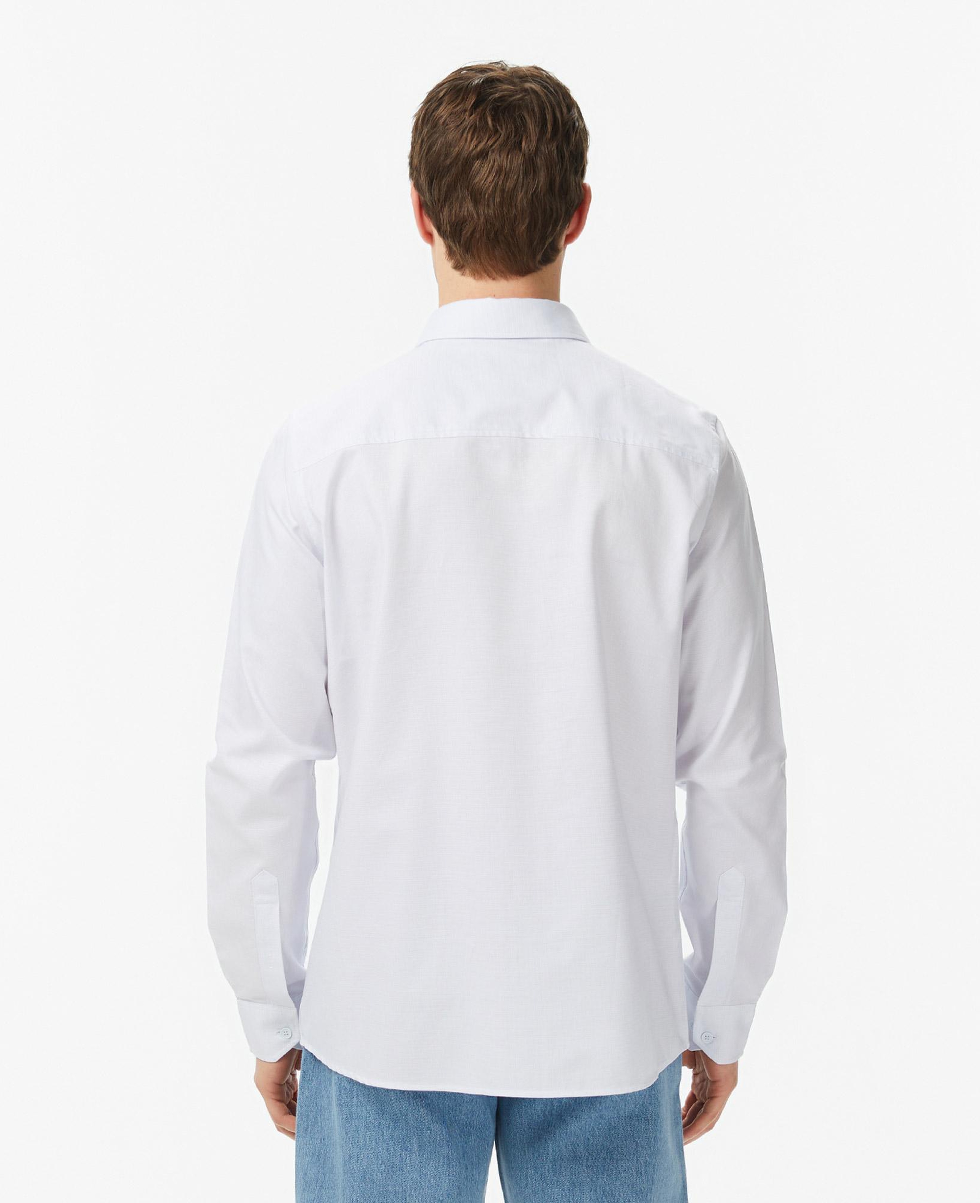 Lacoste Erkek Slim Fit Düğmeli Yaka Açık Mavi Gömlek