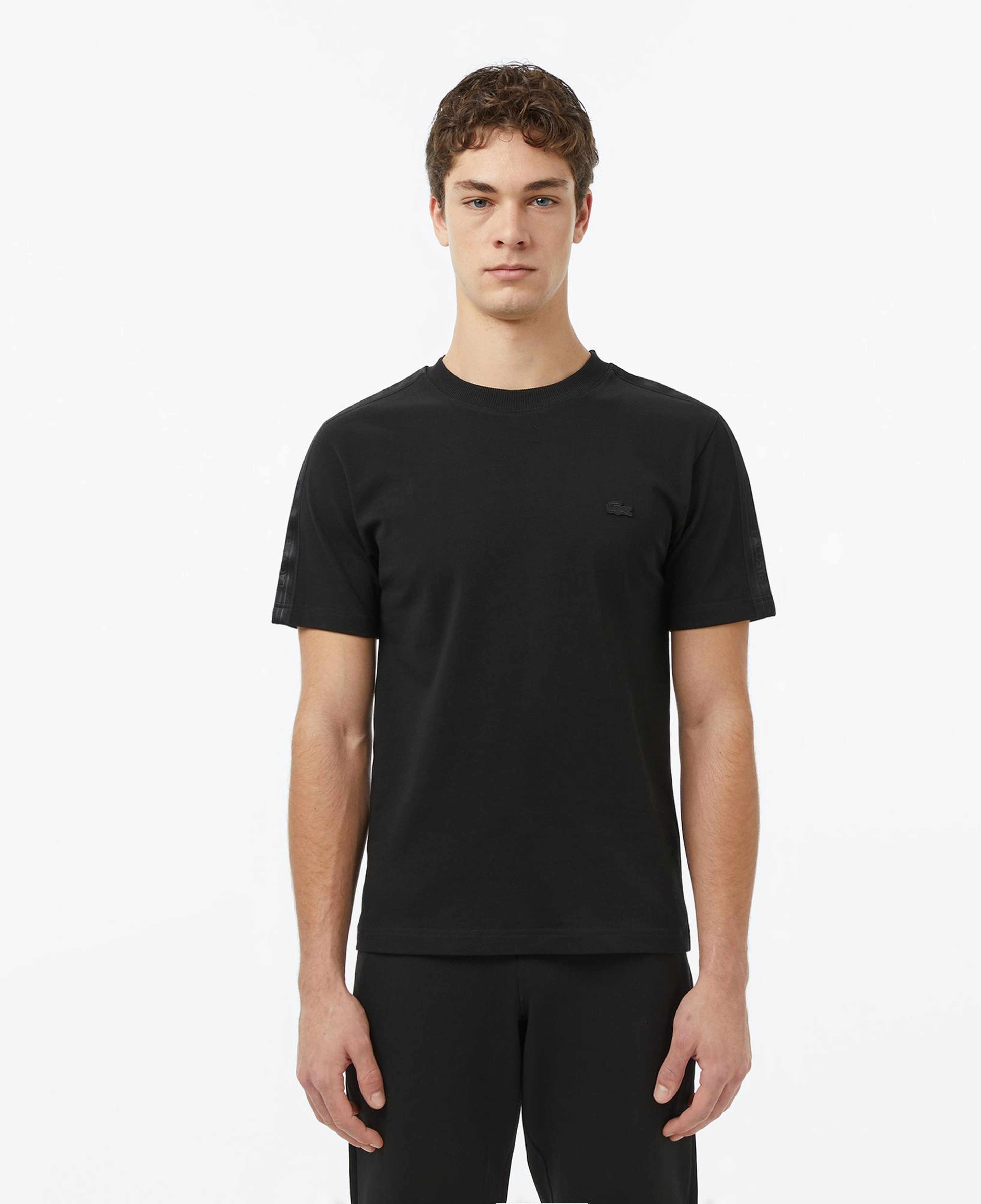 Lacoste Erkek Regular Fit Bisiklet Yaka Siyah T-Shirt