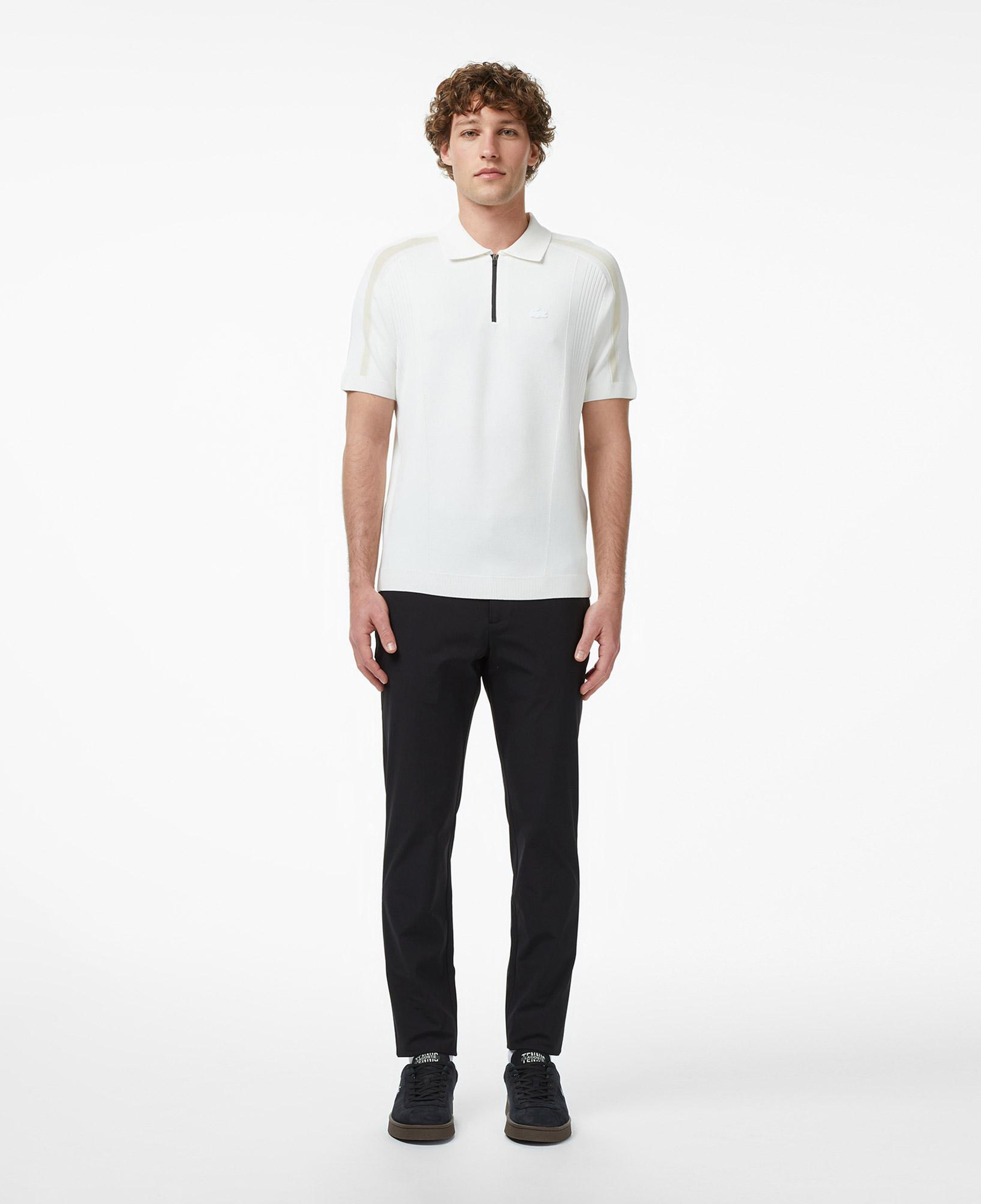 Lacoste Erkek Classic Fit Kısa Kollu Polo Yaka Krem Triko