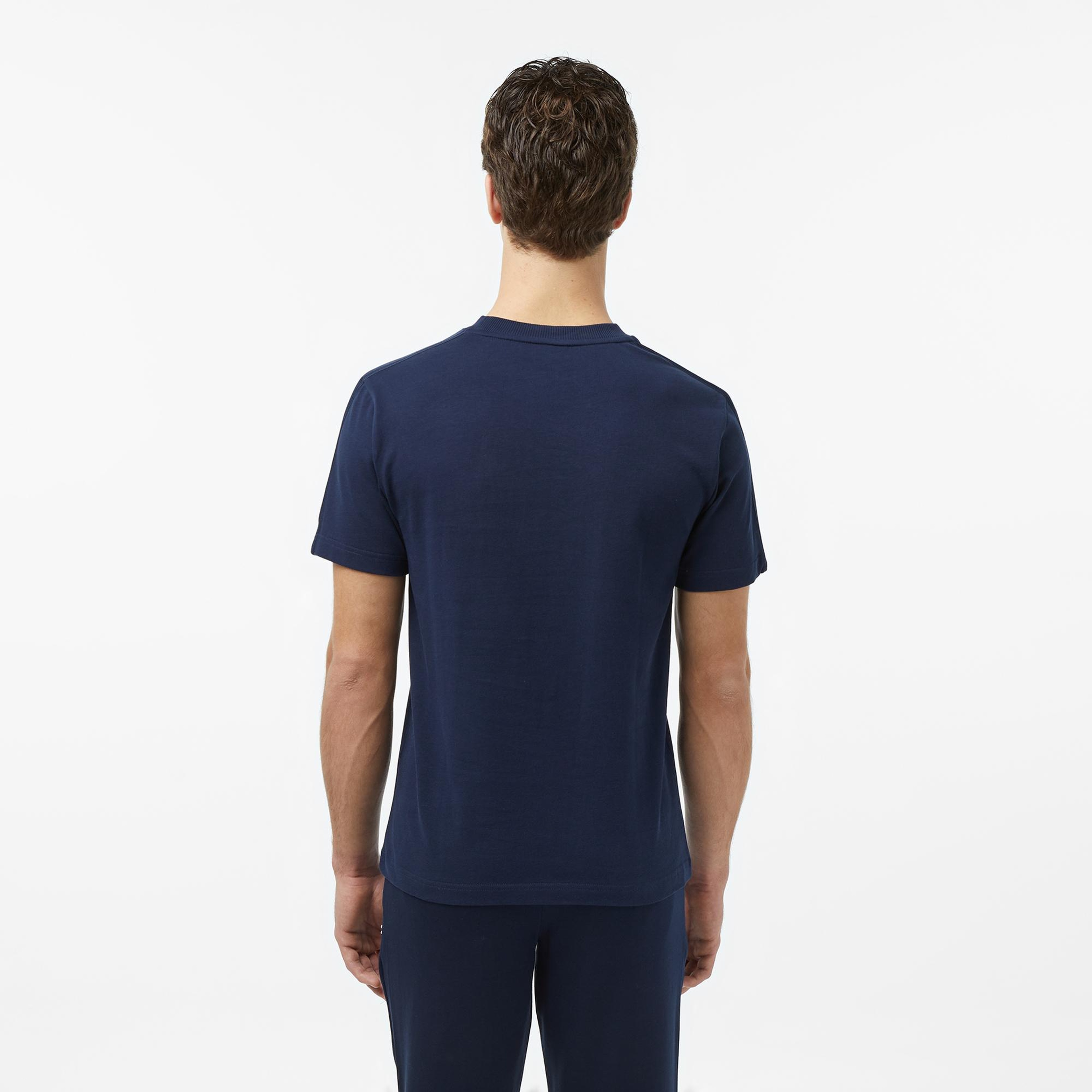 Lacoste Erkek Regular Fit Bisiklet Yaka Lacivert T-Shirt