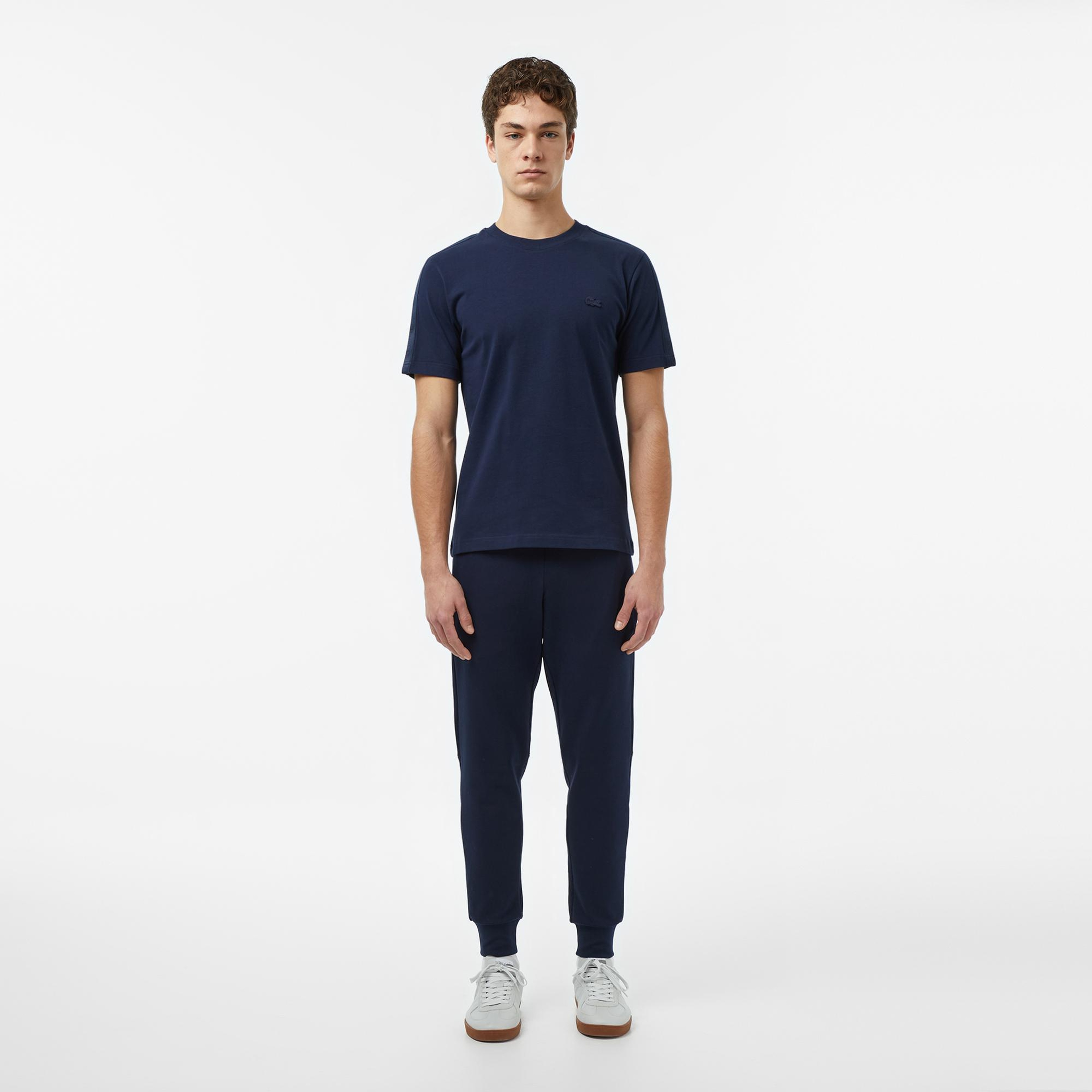 Lacoste Erkek Regular Fit Bisiklet Yaka Lacivert T-Shirt
