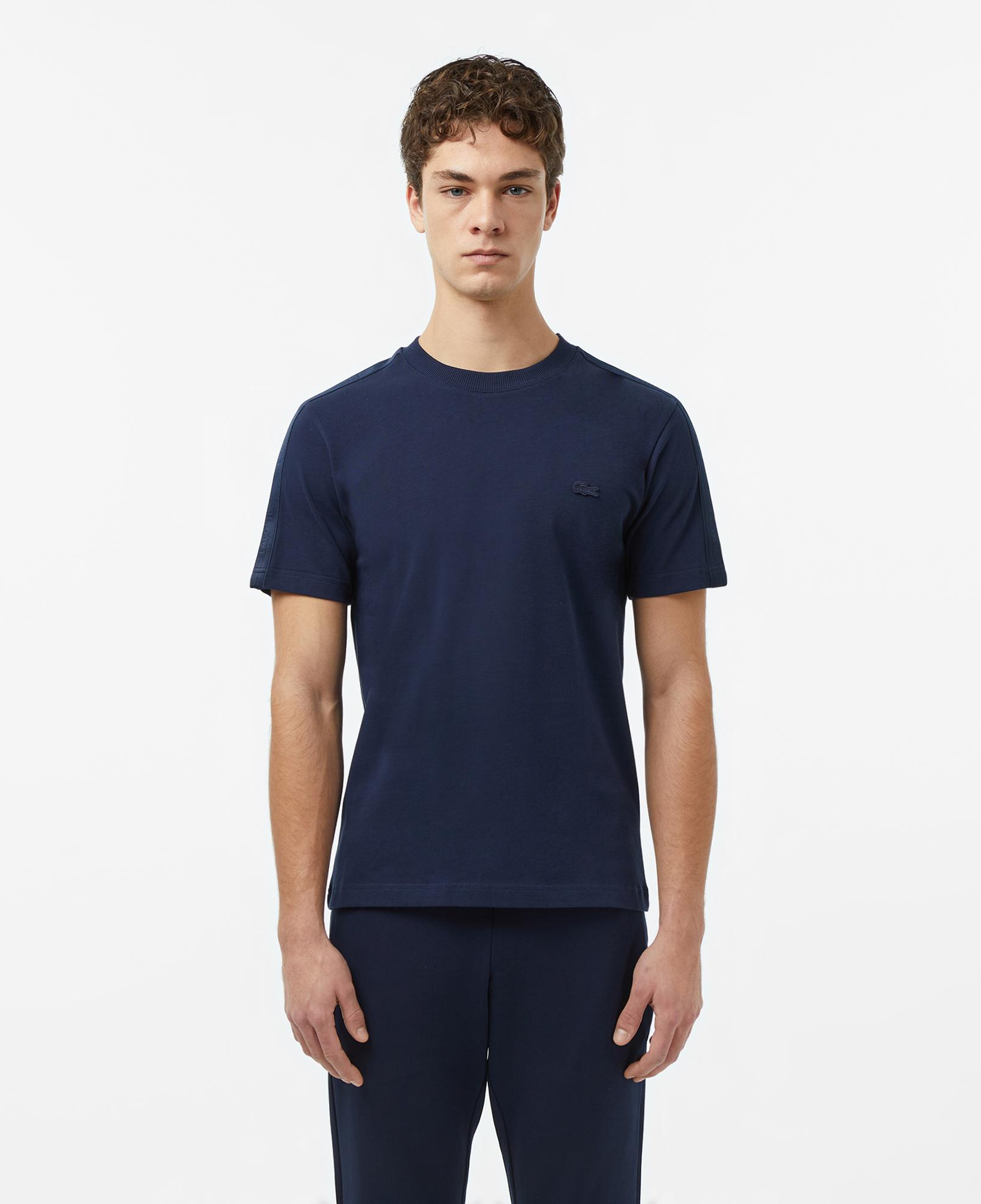 Lacoste Erkek Regular Fit Bisiklet Yaka Lacivert T-Shirt