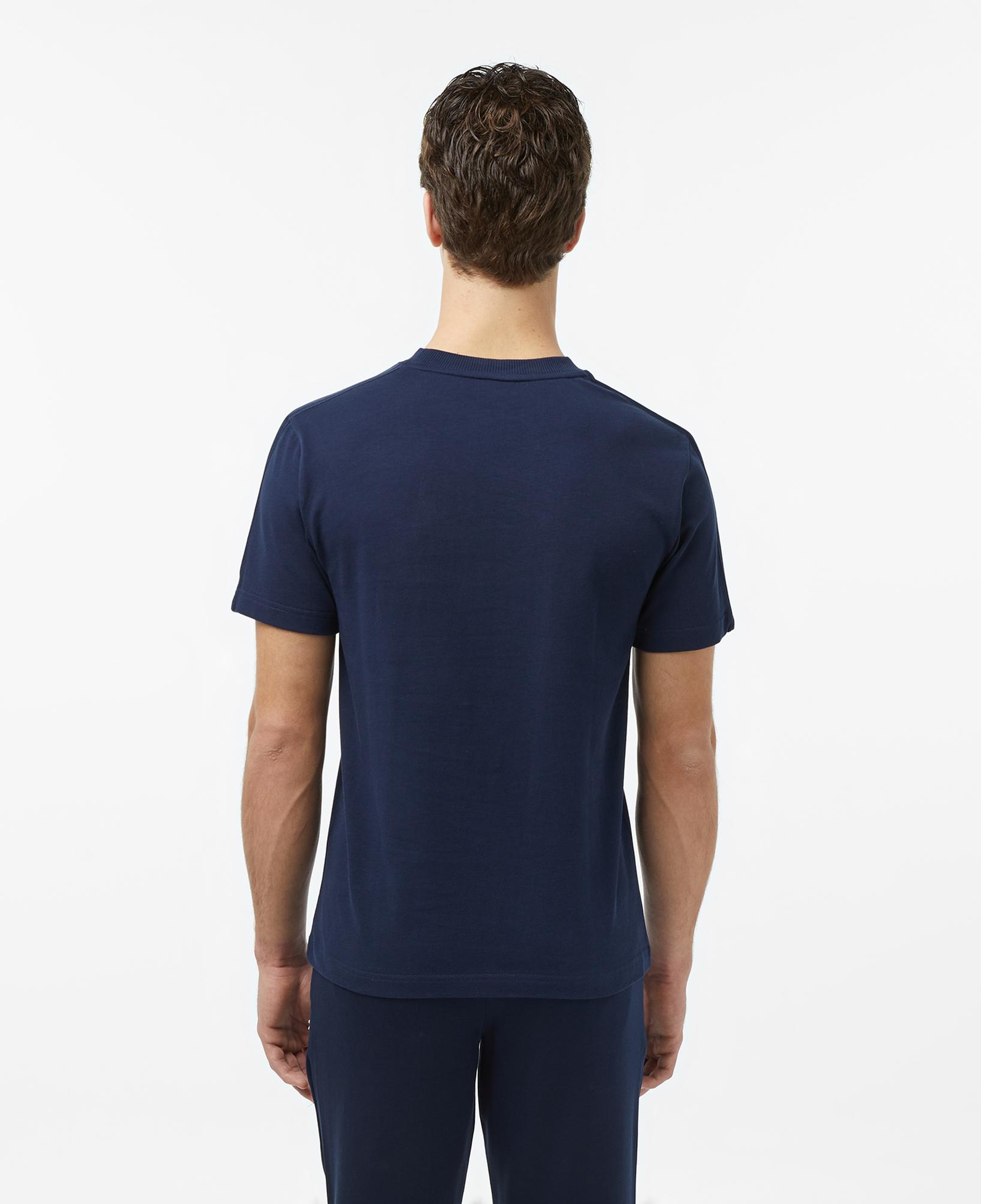 Lacoste Erkek Regular Fit Bisiklet Yaka Lacivert T-Shirt