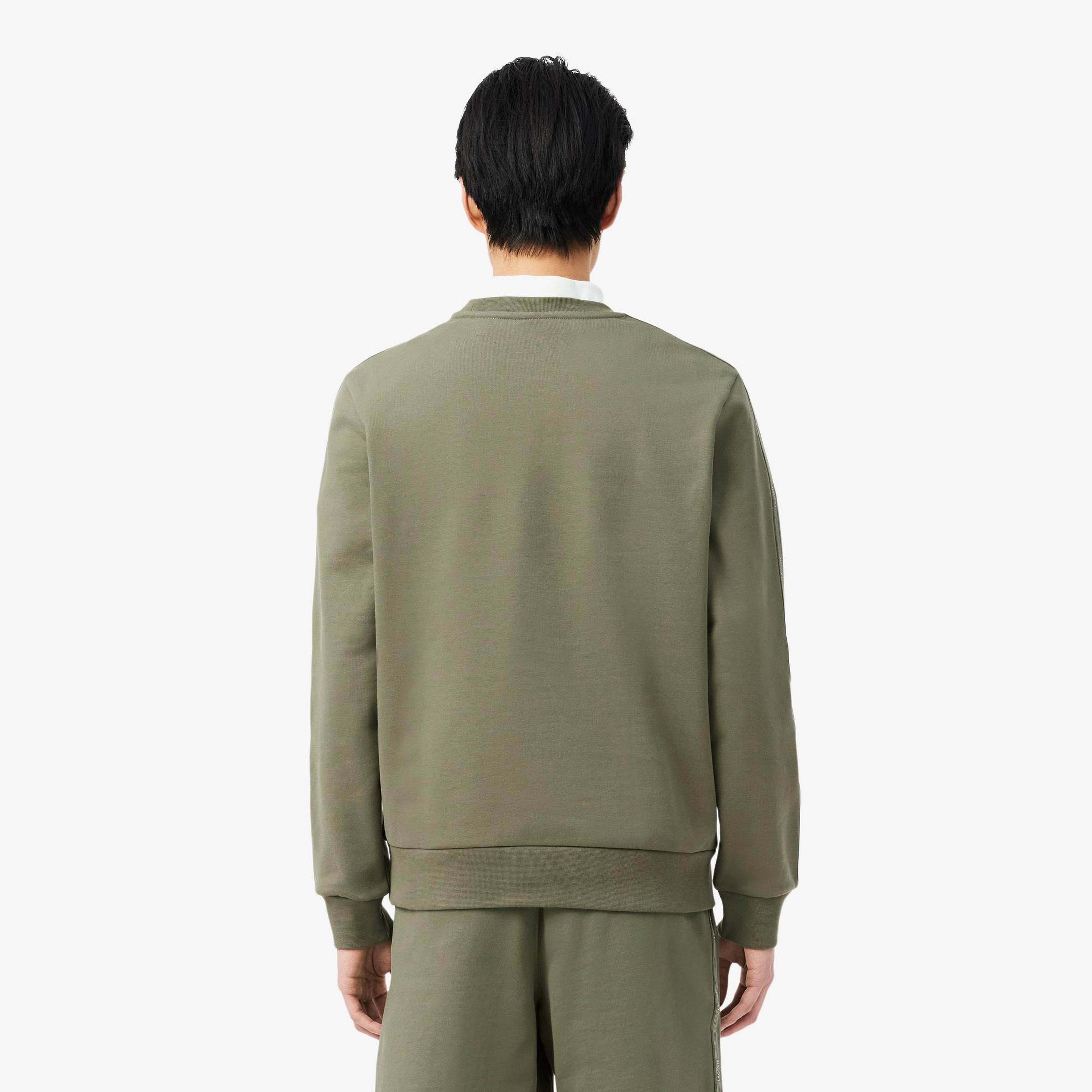 Lacoste Erkek Classic Fit Bisiklet Yaka Haki Sweatshirt