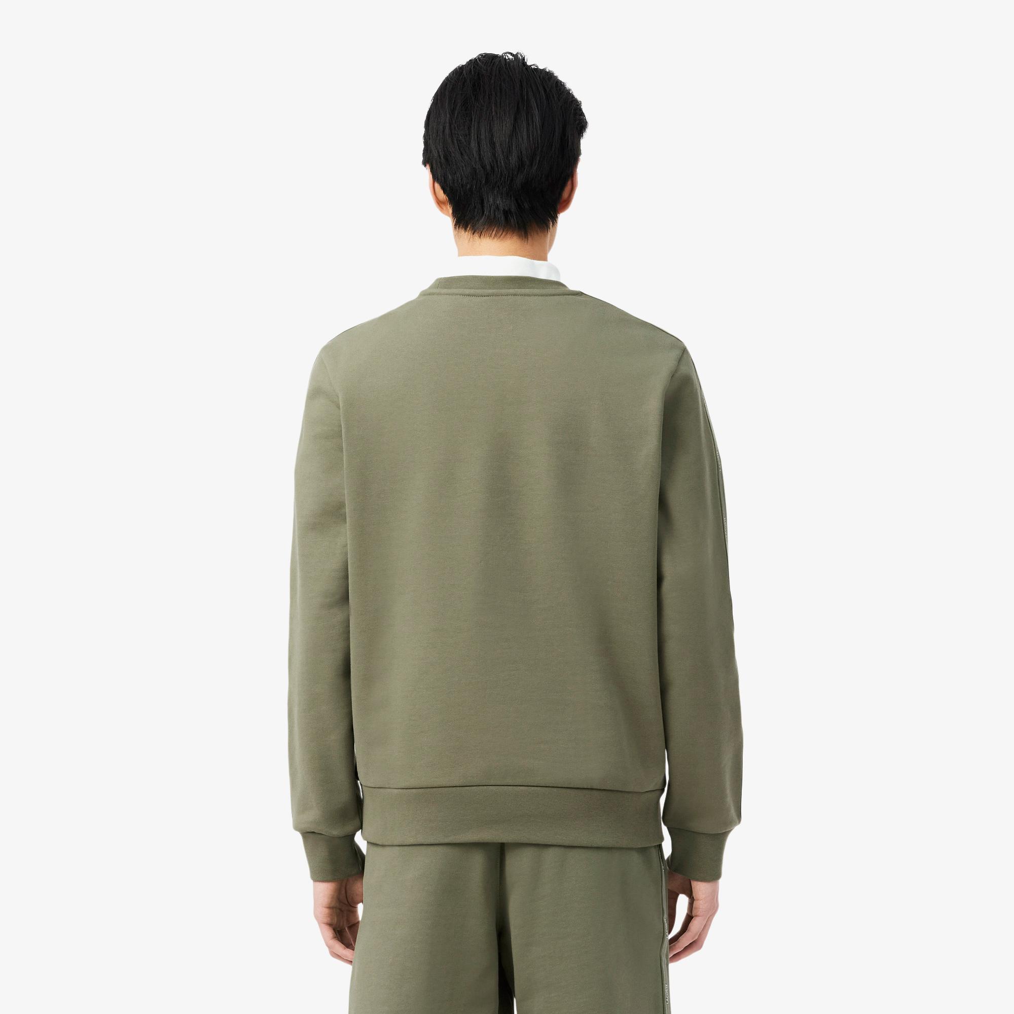 Lacoste Erkek Classic Fit Bisiklet Yaka Haki Sweatshirt