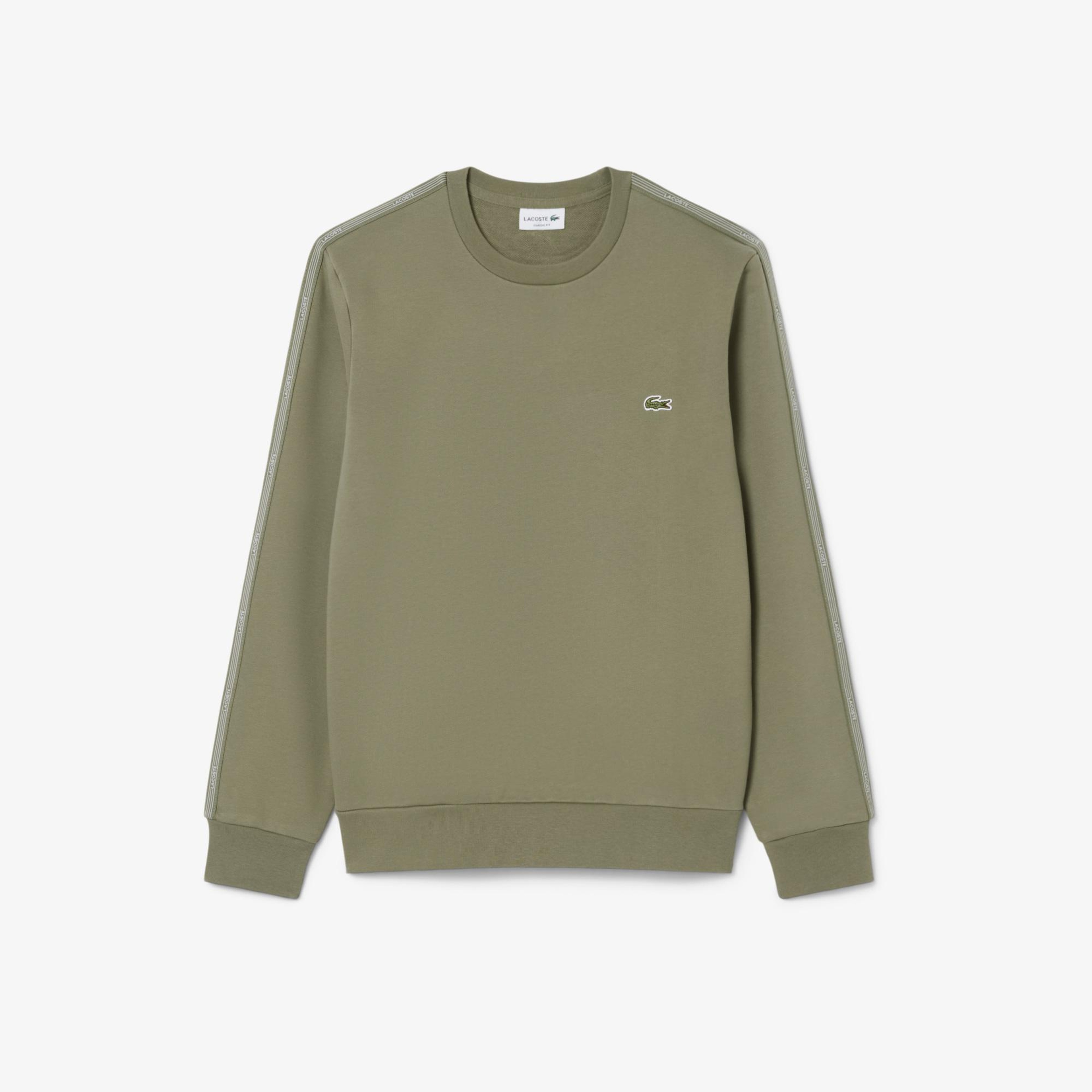 Lacoste Erkek Classic Fit Bisiklet Yaka Haki Sweatshirt
