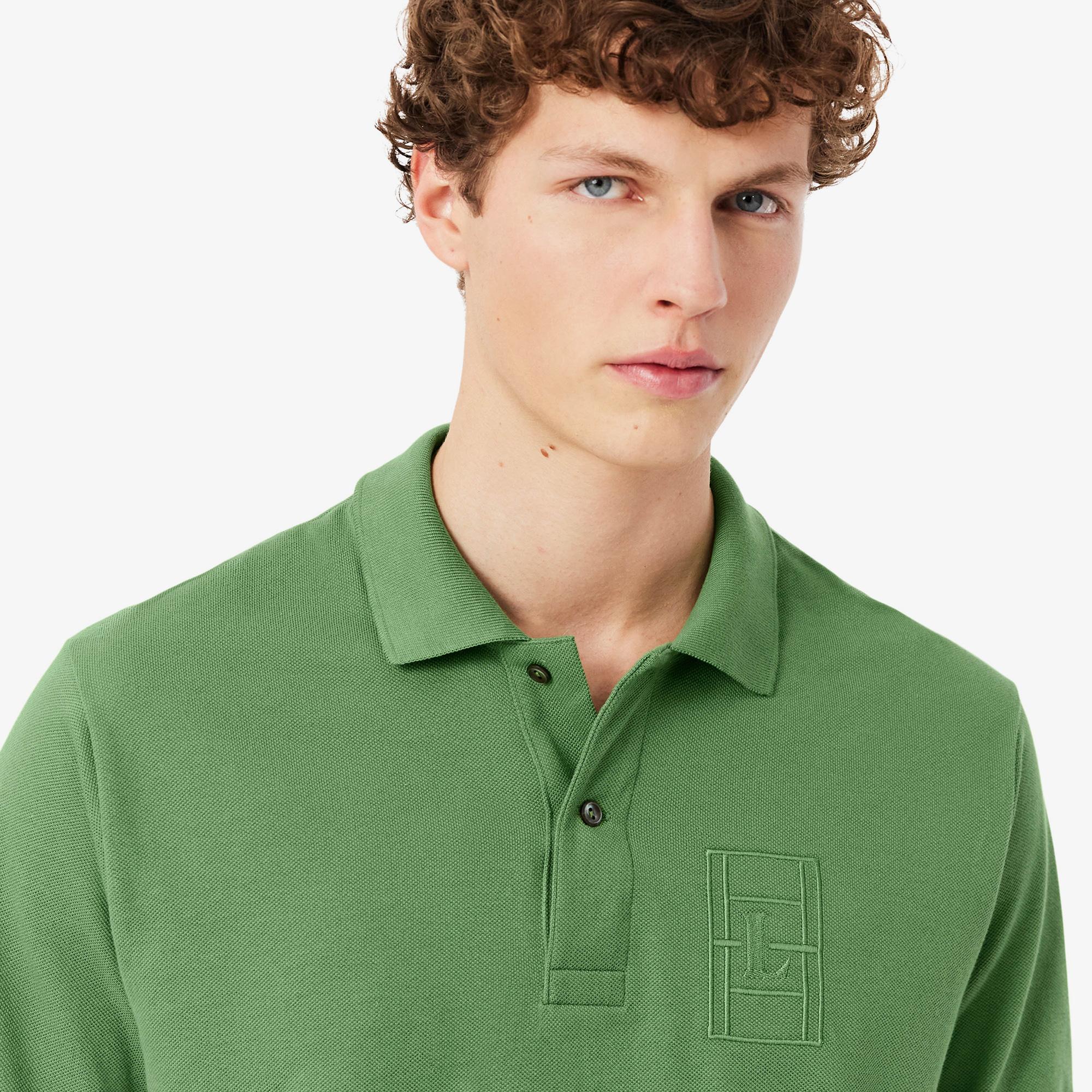 Lacoste Erkek Classic Fit Yeşil Polo