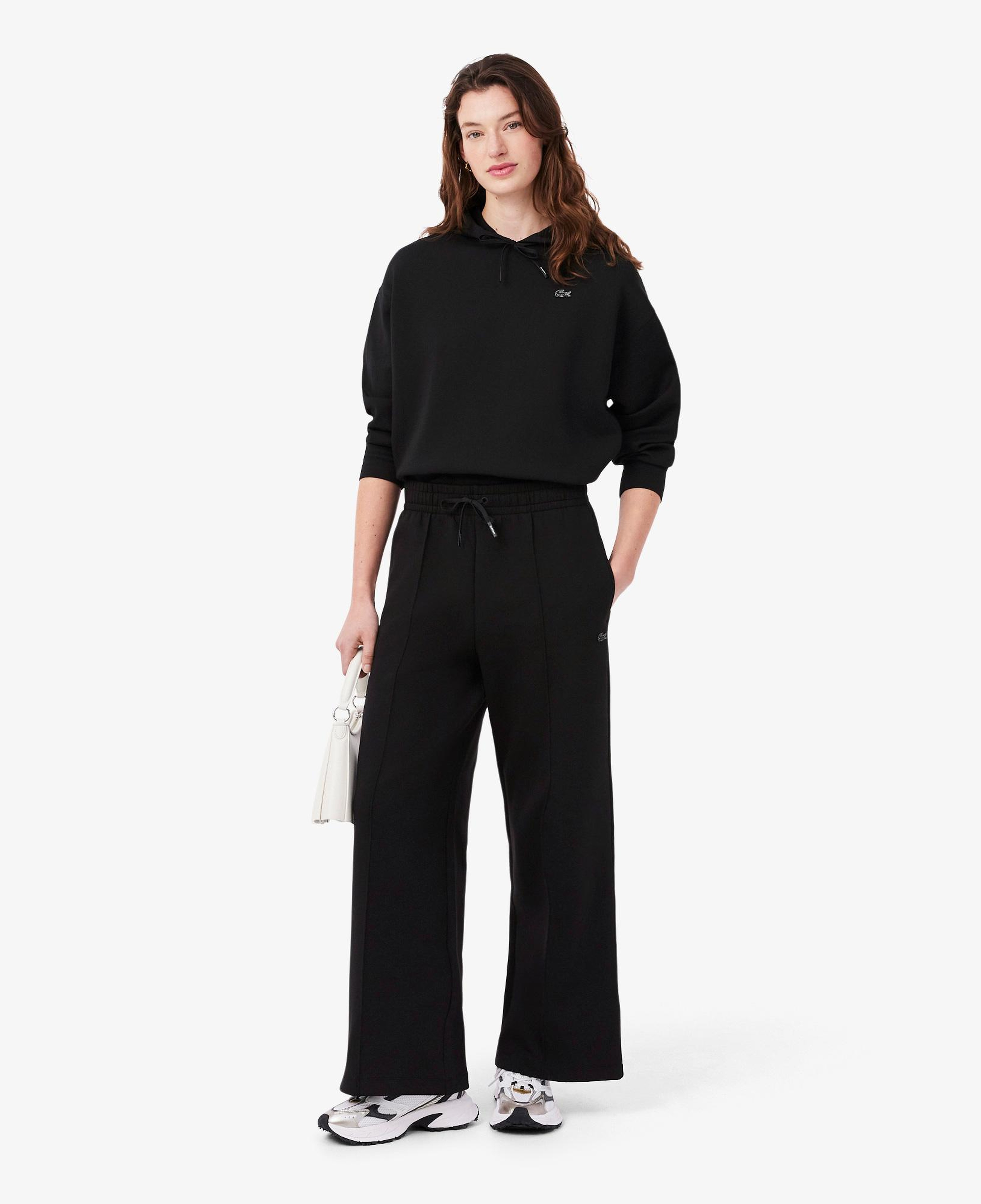 Lacoste Kadın Wide Leg Siyah Eşofman Altı