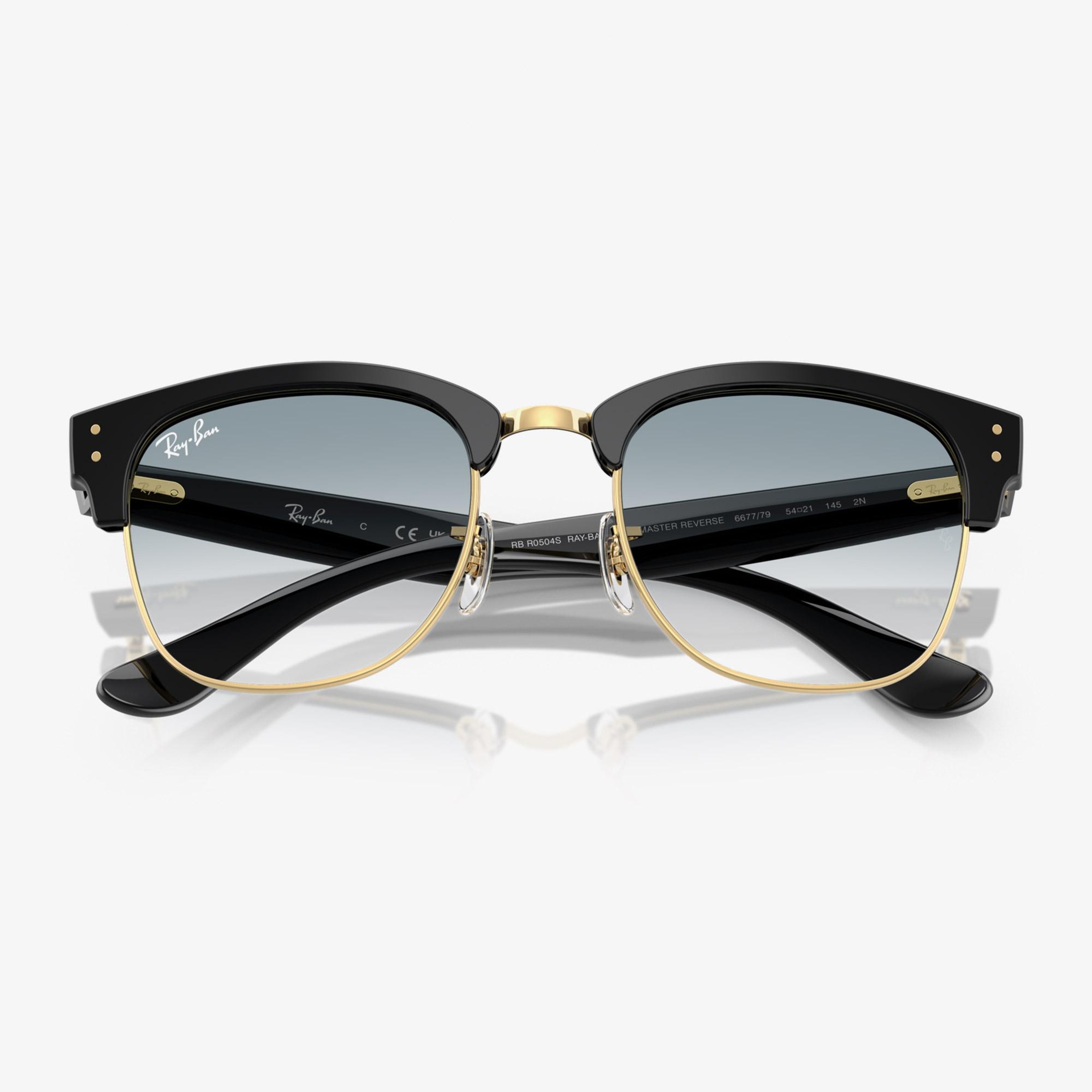 Ray-Ban Clubmaster Reverse Unisex Siyah Güneş Gözlüğü