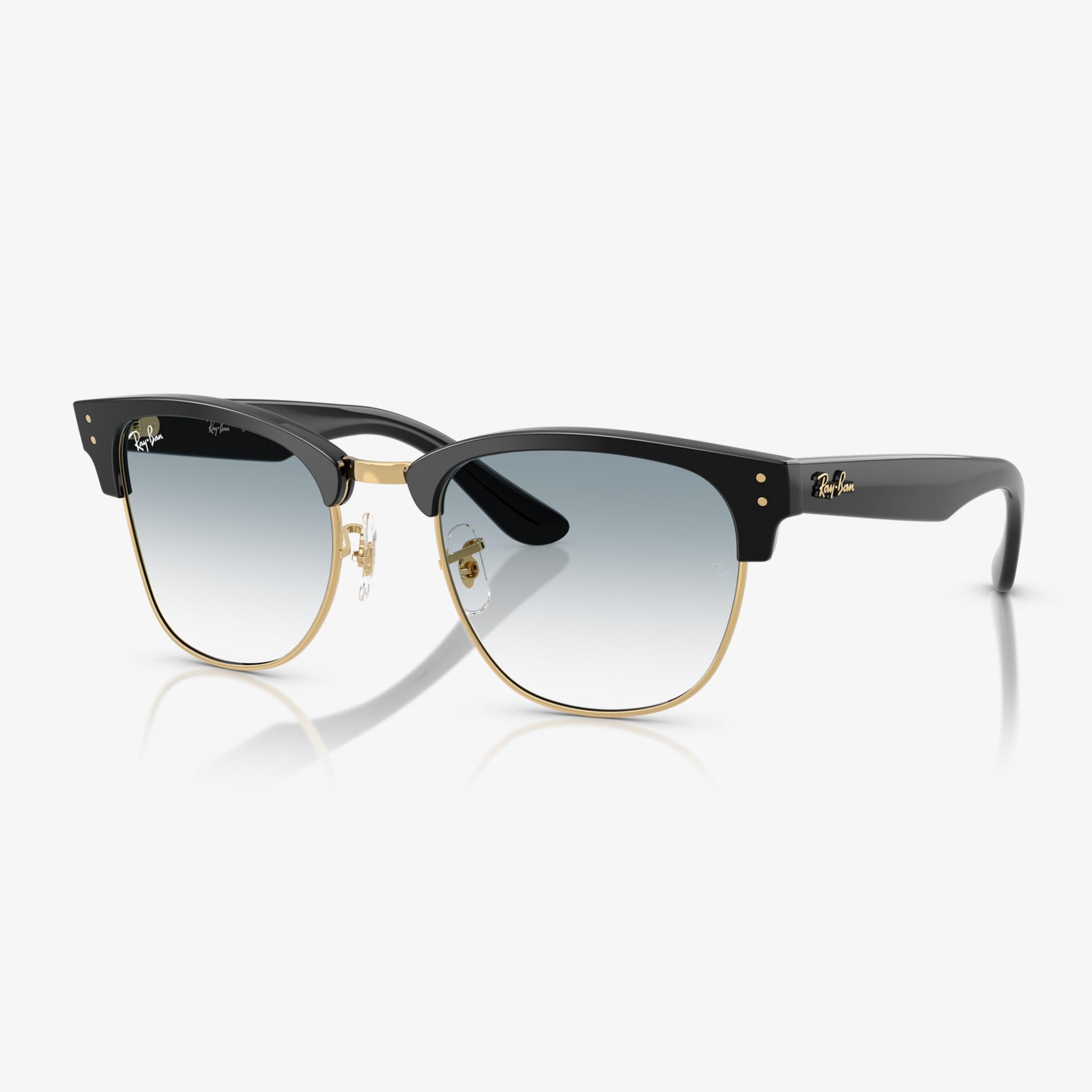 Ray-Ban Clubmaster Reverse Unisex Siyah Güneş Gözlüğü