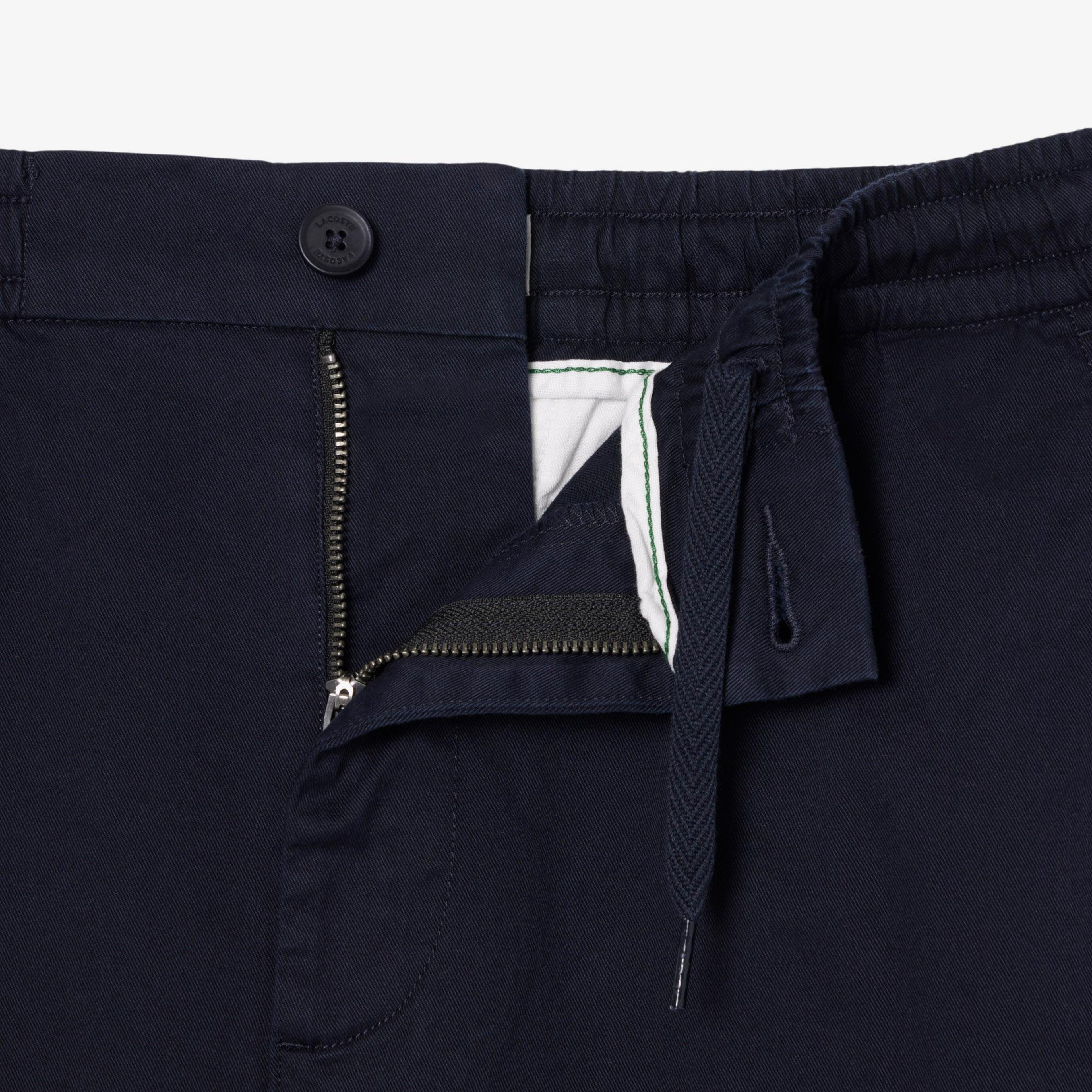 Lacoste Erkek Regular Fit Lacivert Chino Pantolon