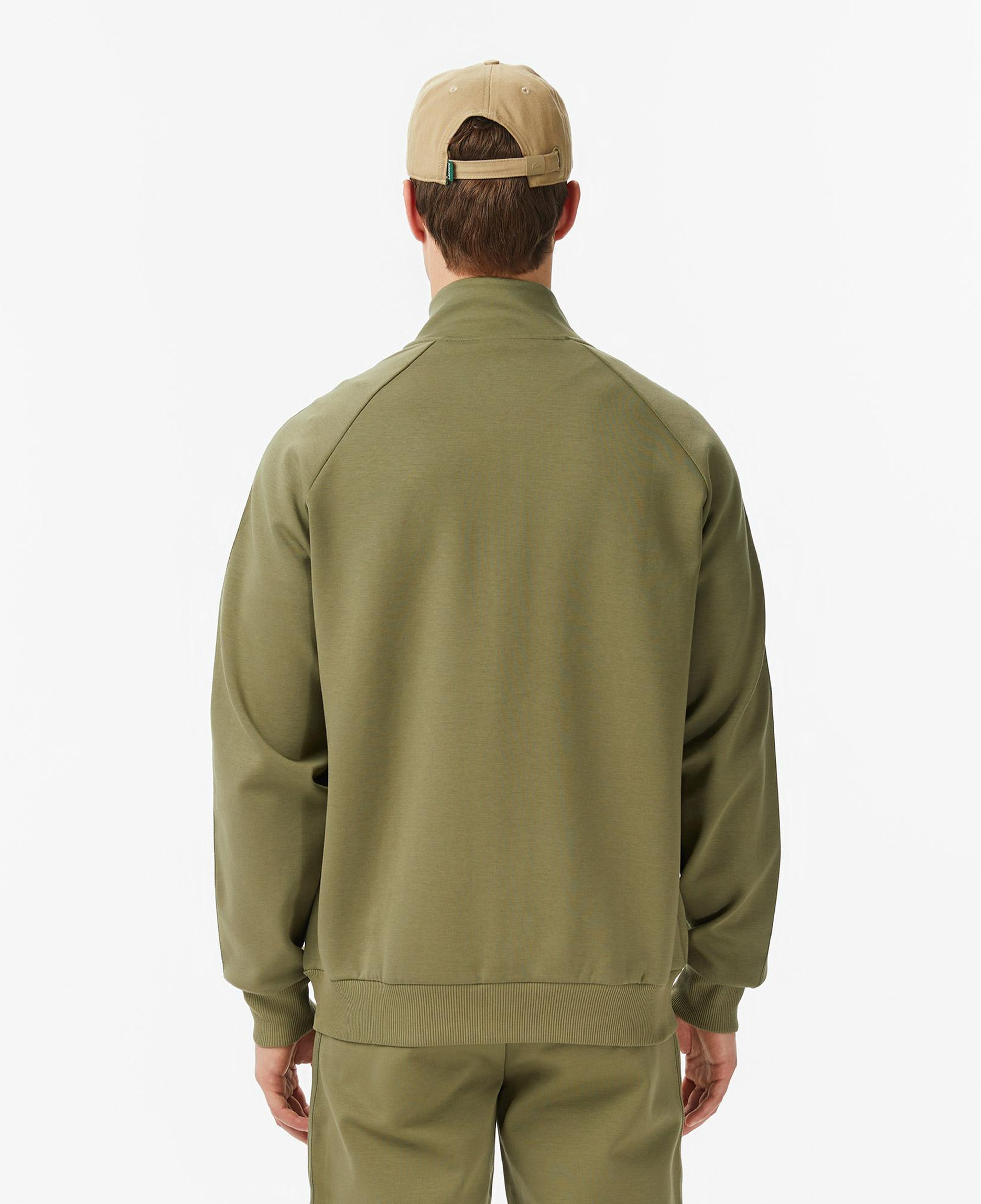 Lacoste Erkek Classic Fit Dik Yaka Haki Sweatshirt