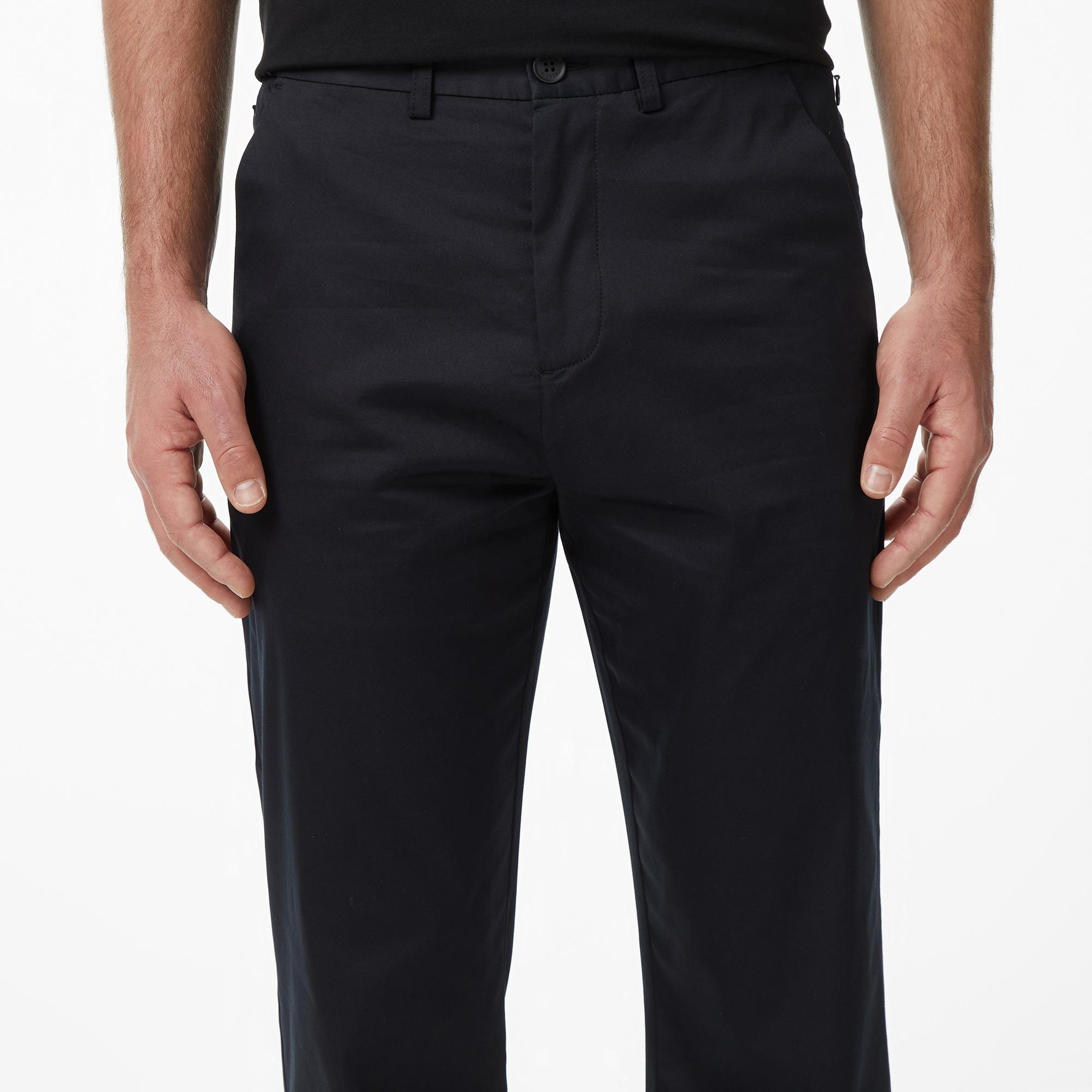 Lacoste Erkek Regular Fit Siyah Chino Pantolon