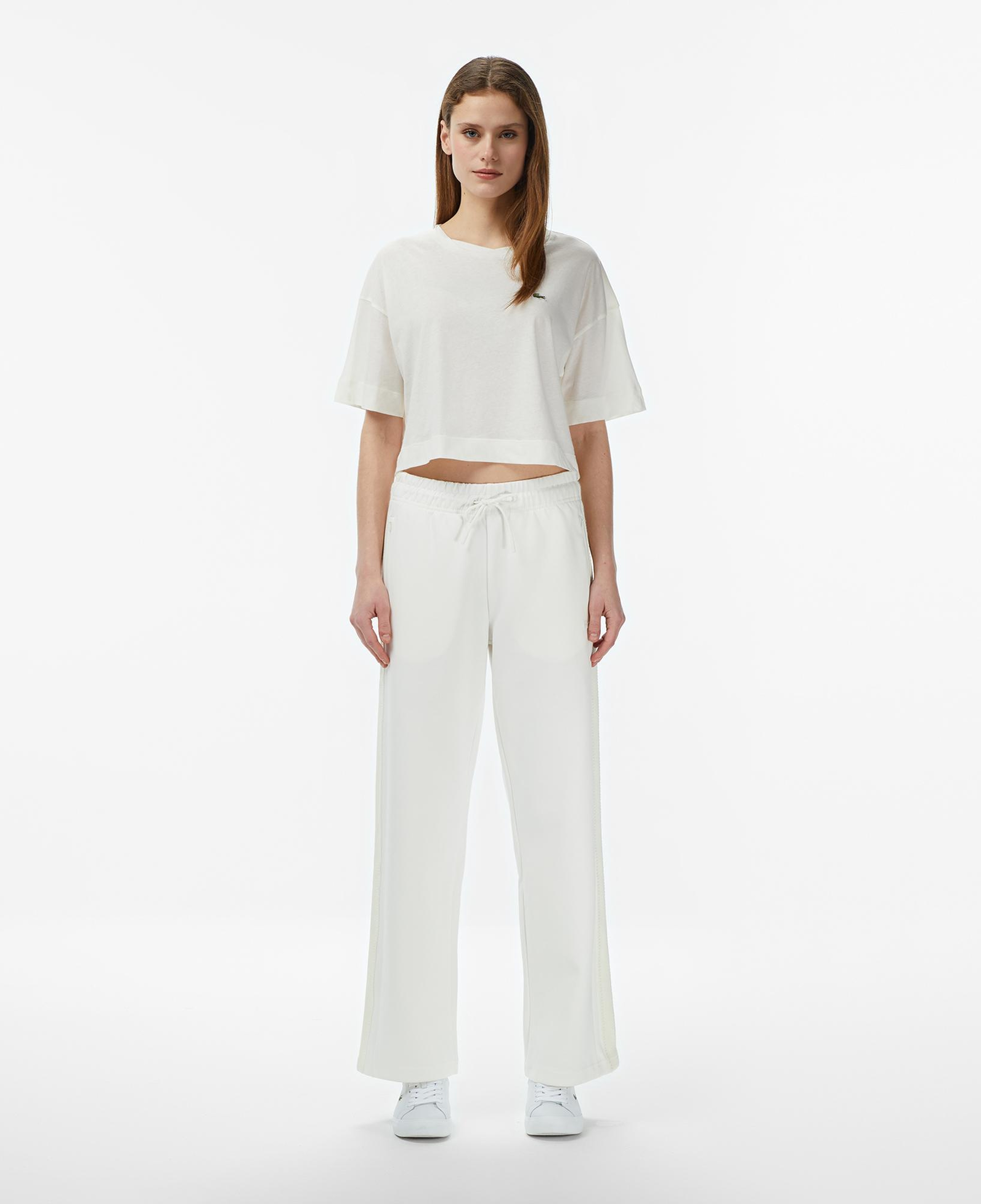 Lacoste Kadın Regular Fit Krem Eşofman Altı