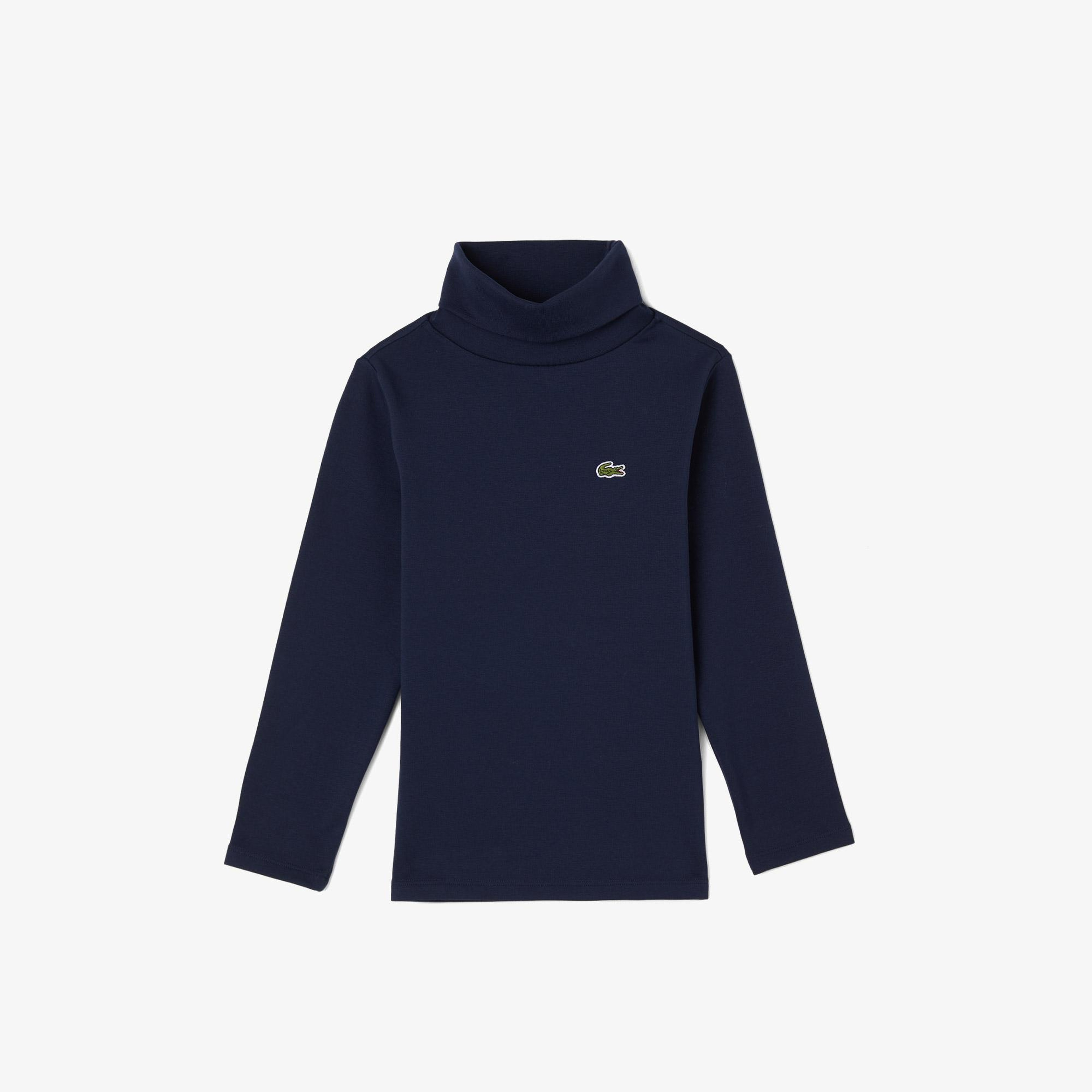 Lacoste Çocuk Bisiklet Yaka Lacivert T-Shirt