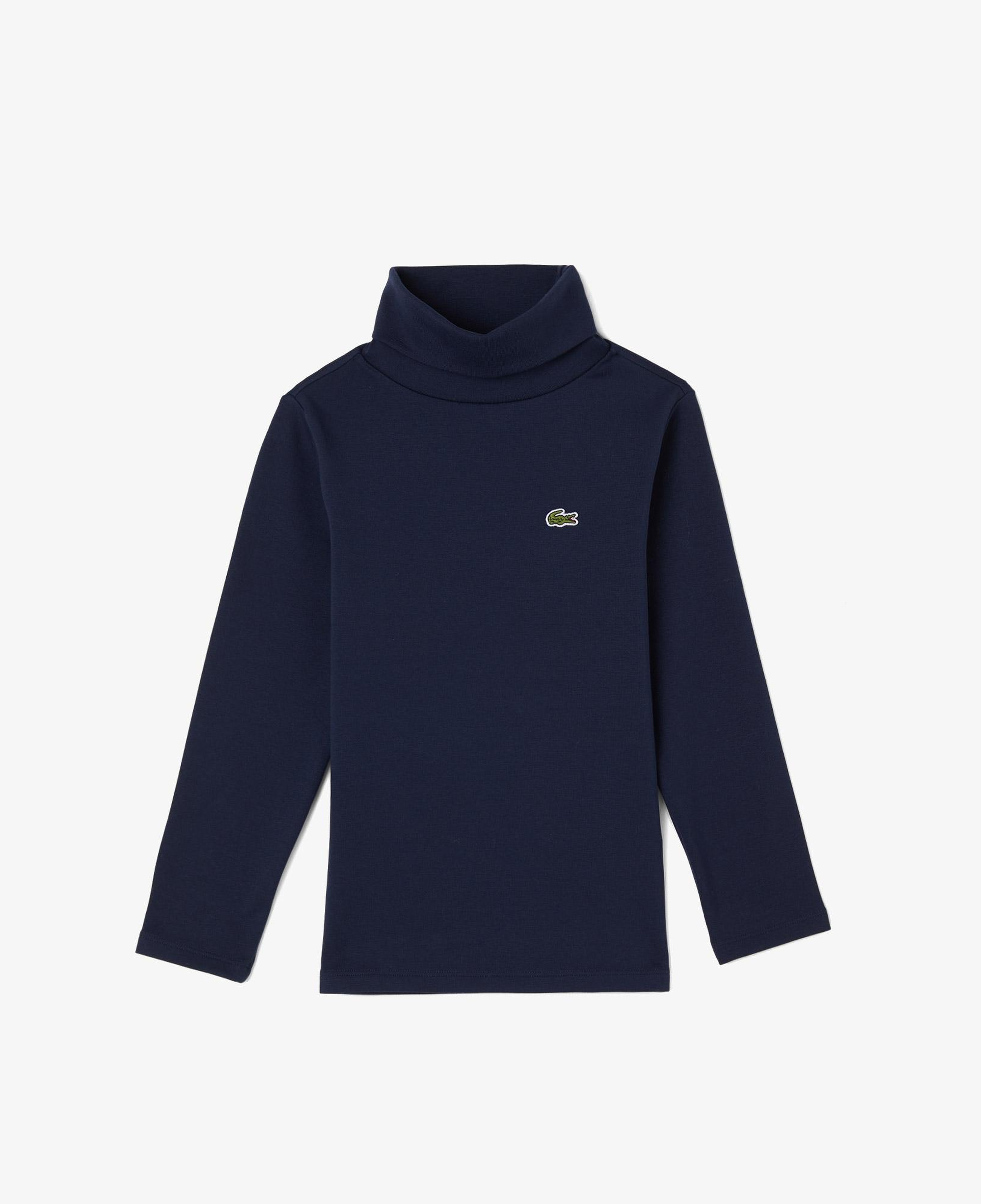 Lacoste Çocuk Bisiklet Yaka Lacivert T-Shirt