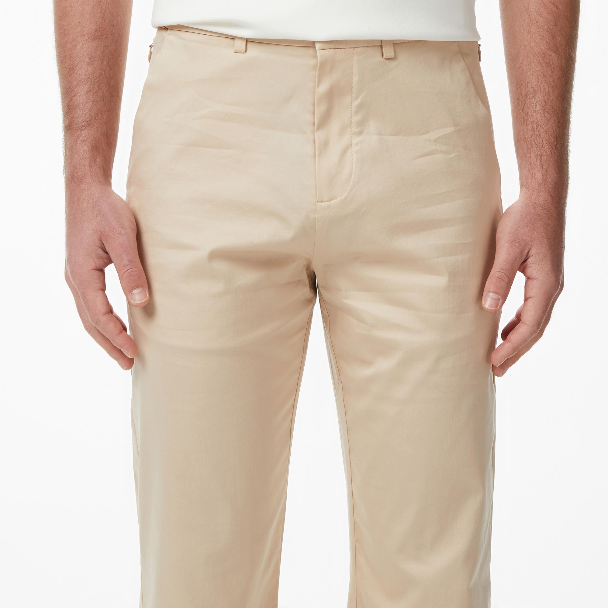 Lacoste Erkek Regular Fit Bej Chino Pantolon