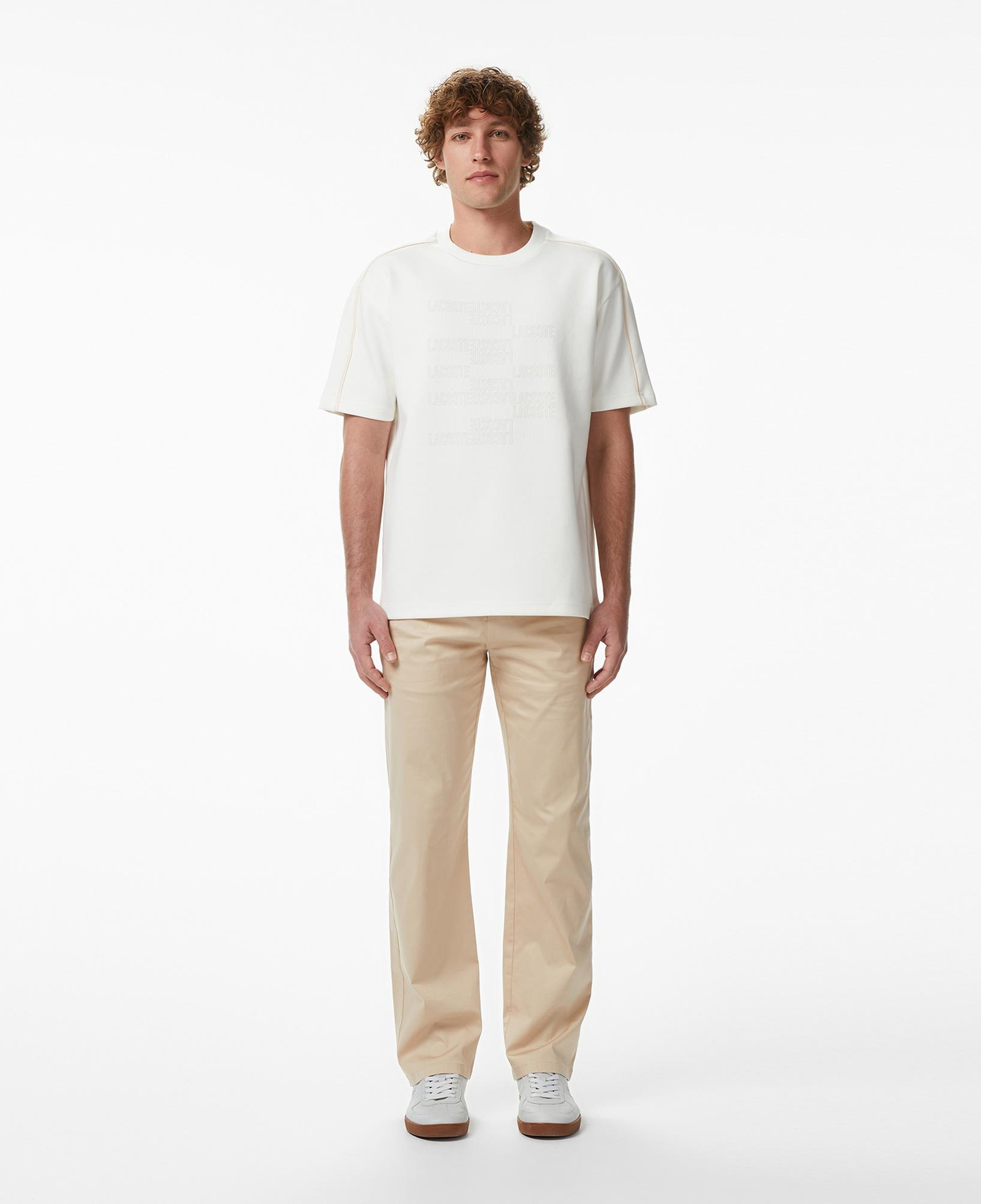 Lacoste Erkek Regular Fit Bej Chino Pantolon