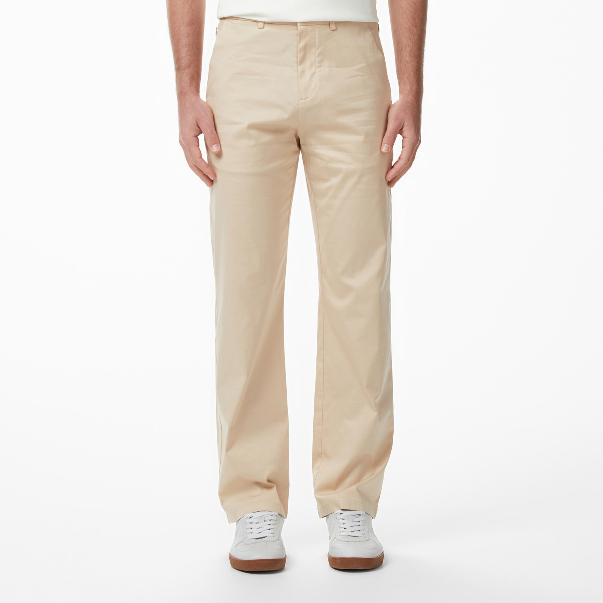 Lacoste Erkek Regular Fit Bej Chino Pantolon