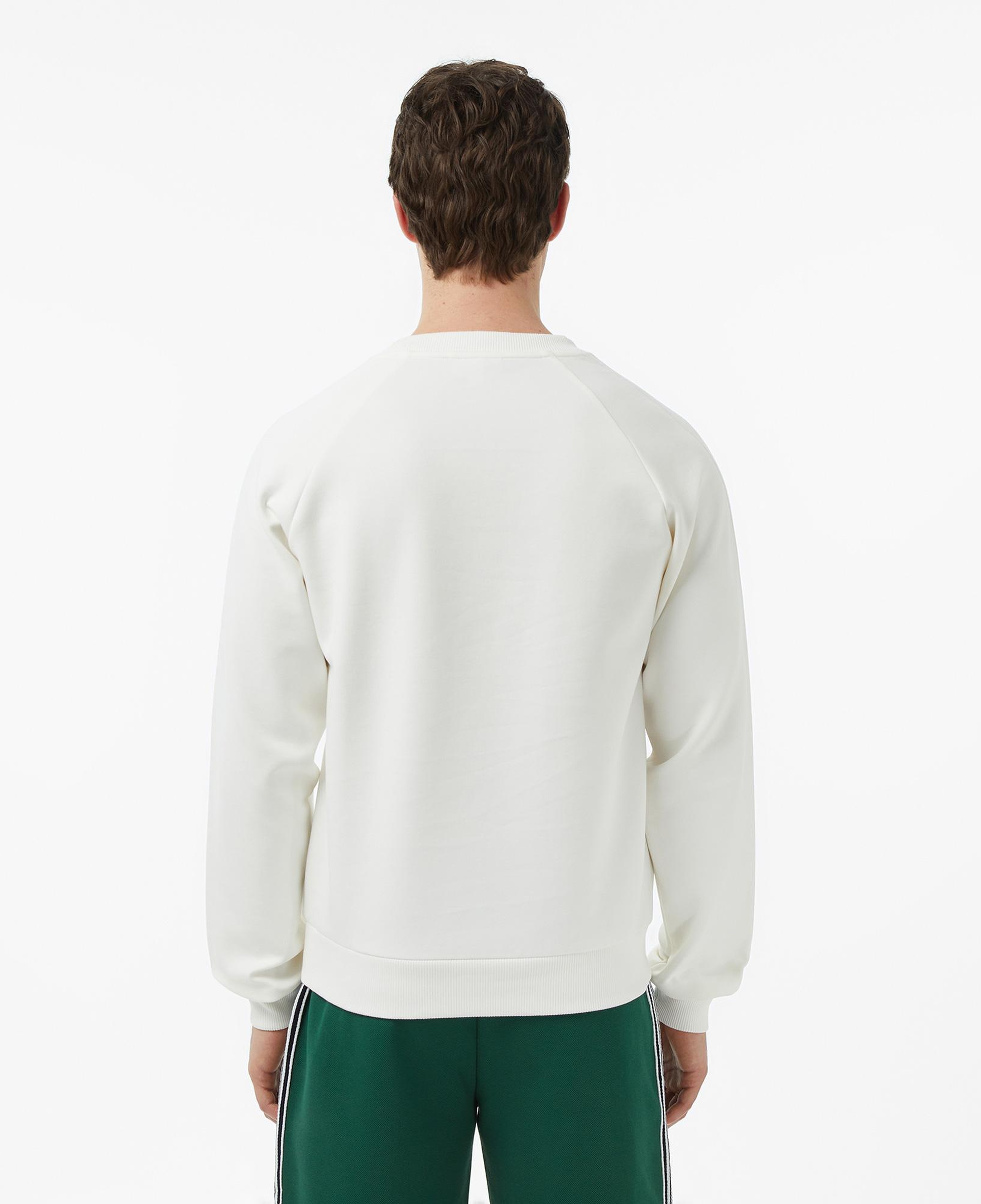 Lacoste Erkek Classic Fit Bisiklet Yaka Krem Sweatshirt